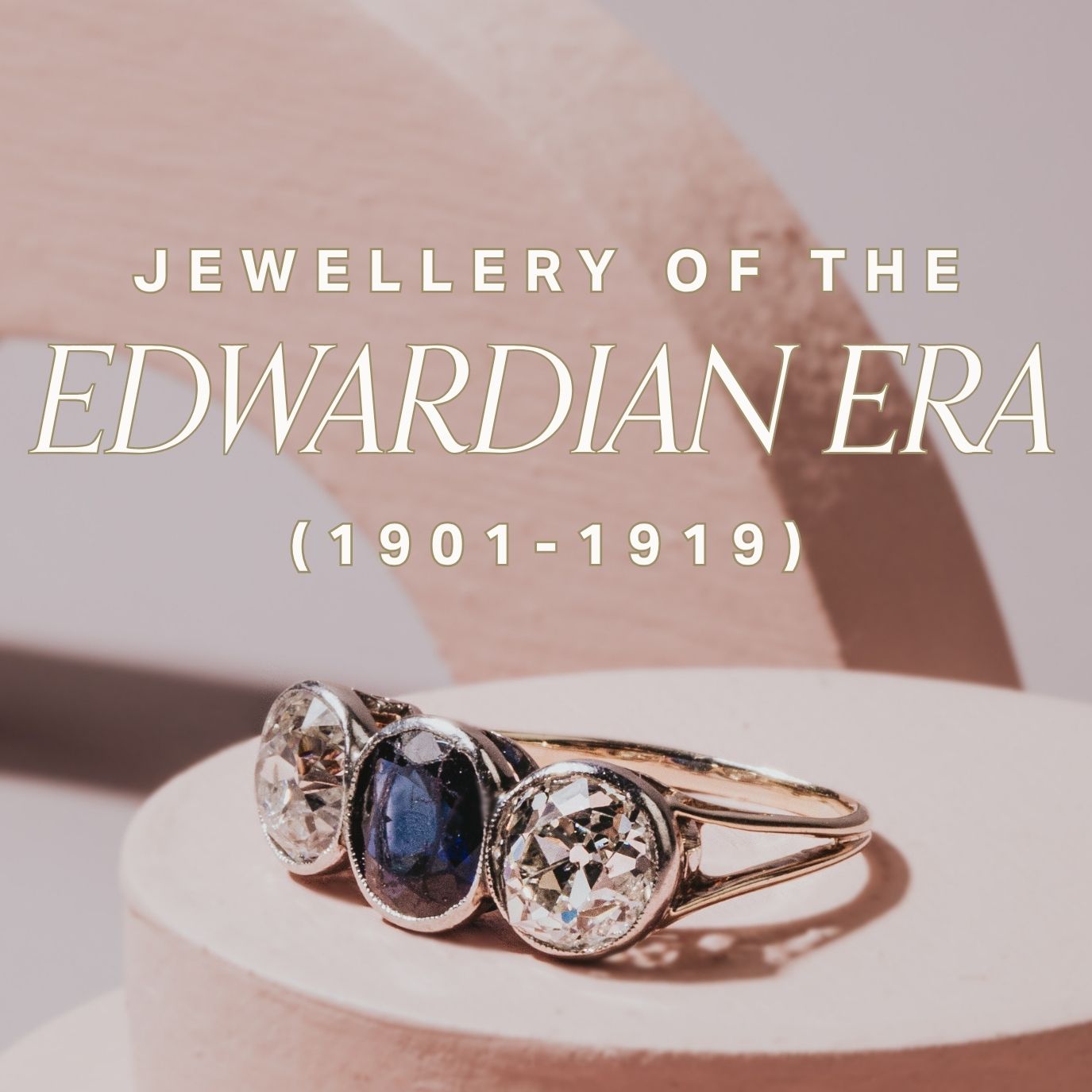 edwardian era ring with title text overlay