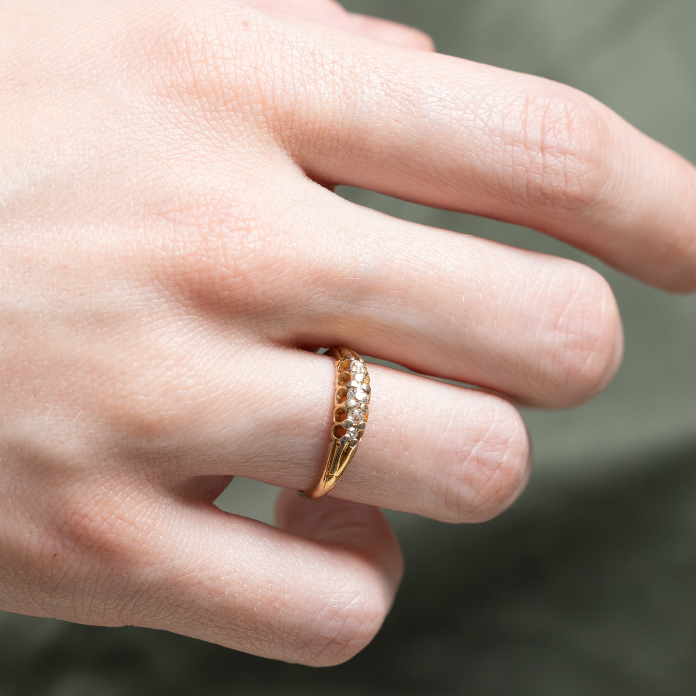 Vintage Five Stone Diamond Ring | 0.15ctw | SZ 6.25