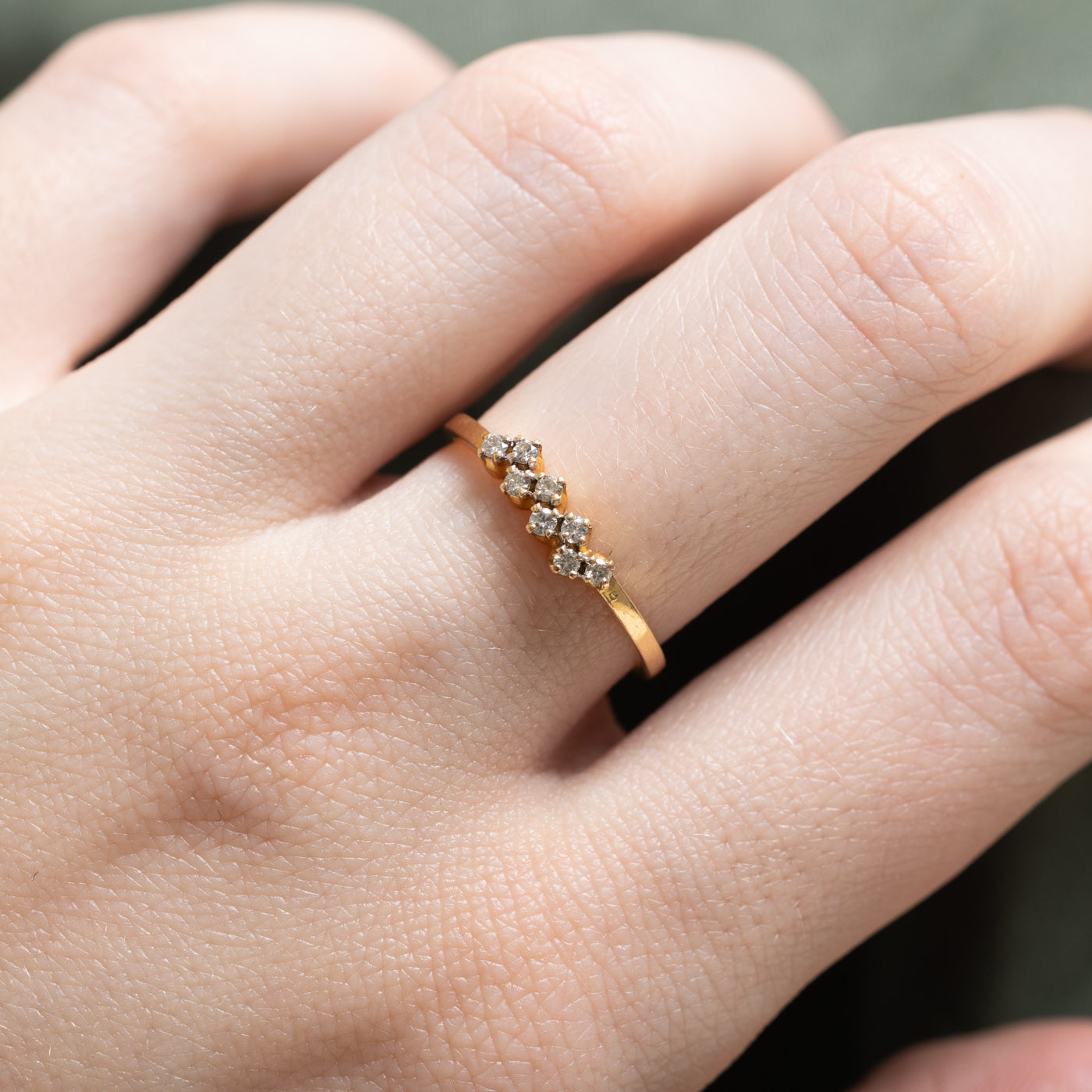 Cluster Diamond Ring | 0.08ctw | SZ 7