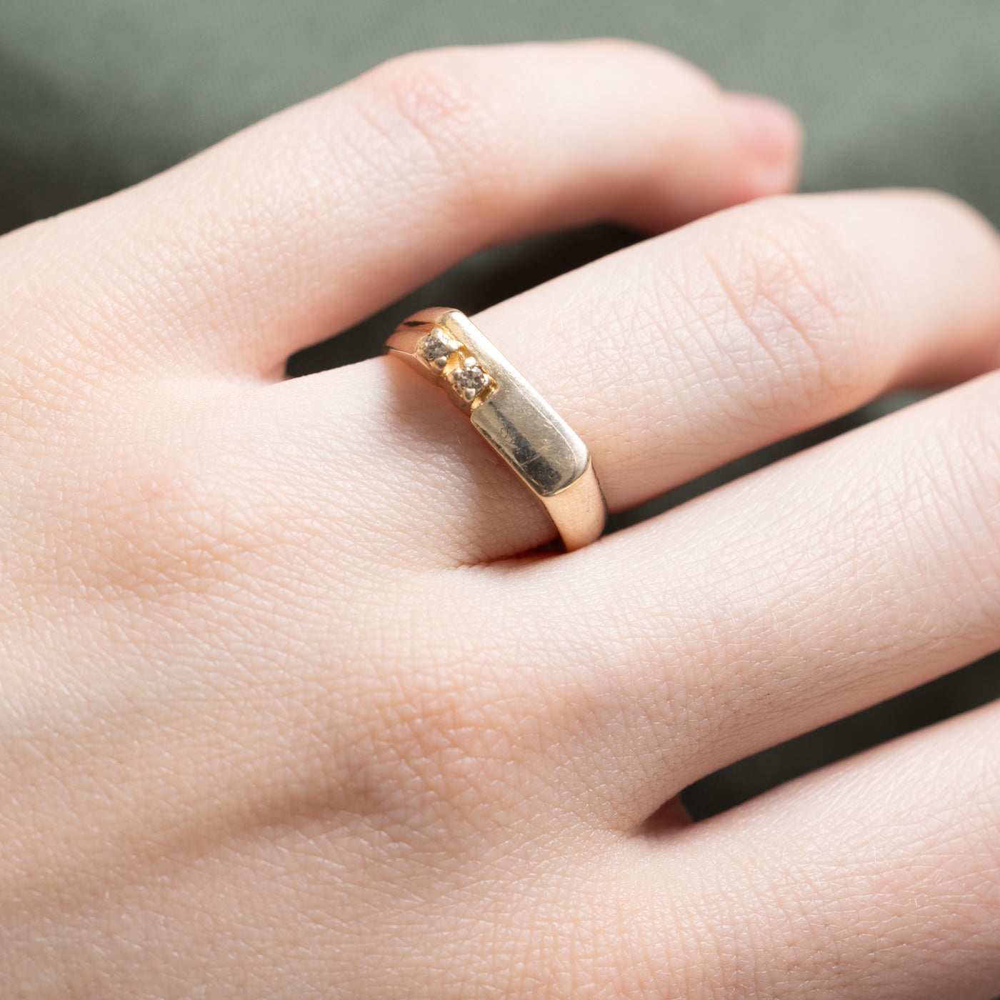 Two Stone Diamond Ring | 0.04ctw | SZ 6