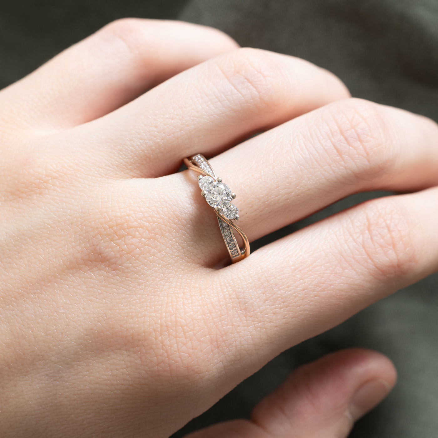 Diamond Engagement Ring | 0.58ctw | SZ 9.75