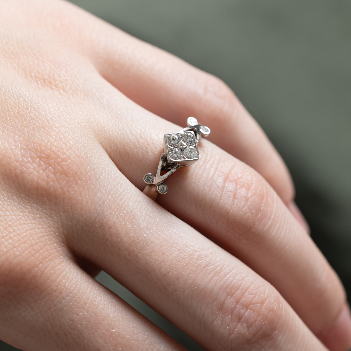Diamond Cluster Ring | 0.32ctw | SZ 6.25