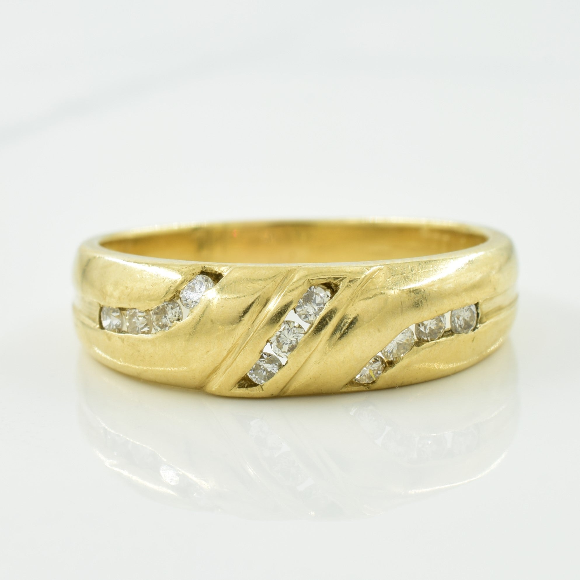 Channel Set Diamond Ring | 0.22ctw | SZ 9.75 |
