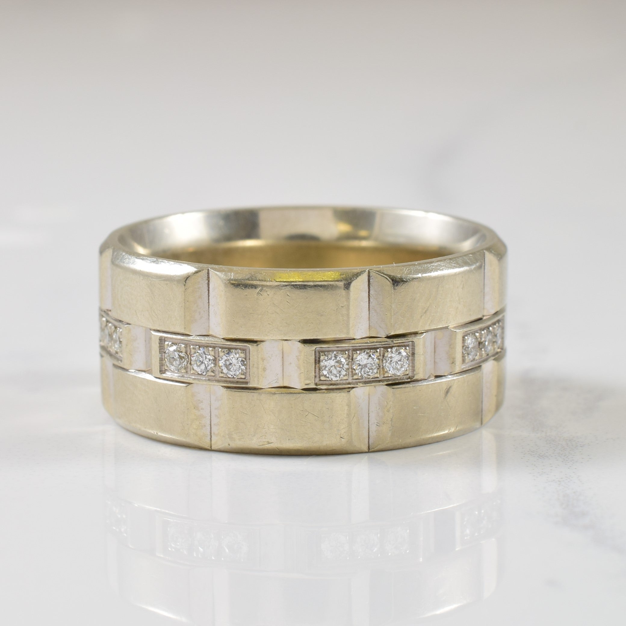 White Gold Diamond Band | 0.50ctw | SZ 11.75 |