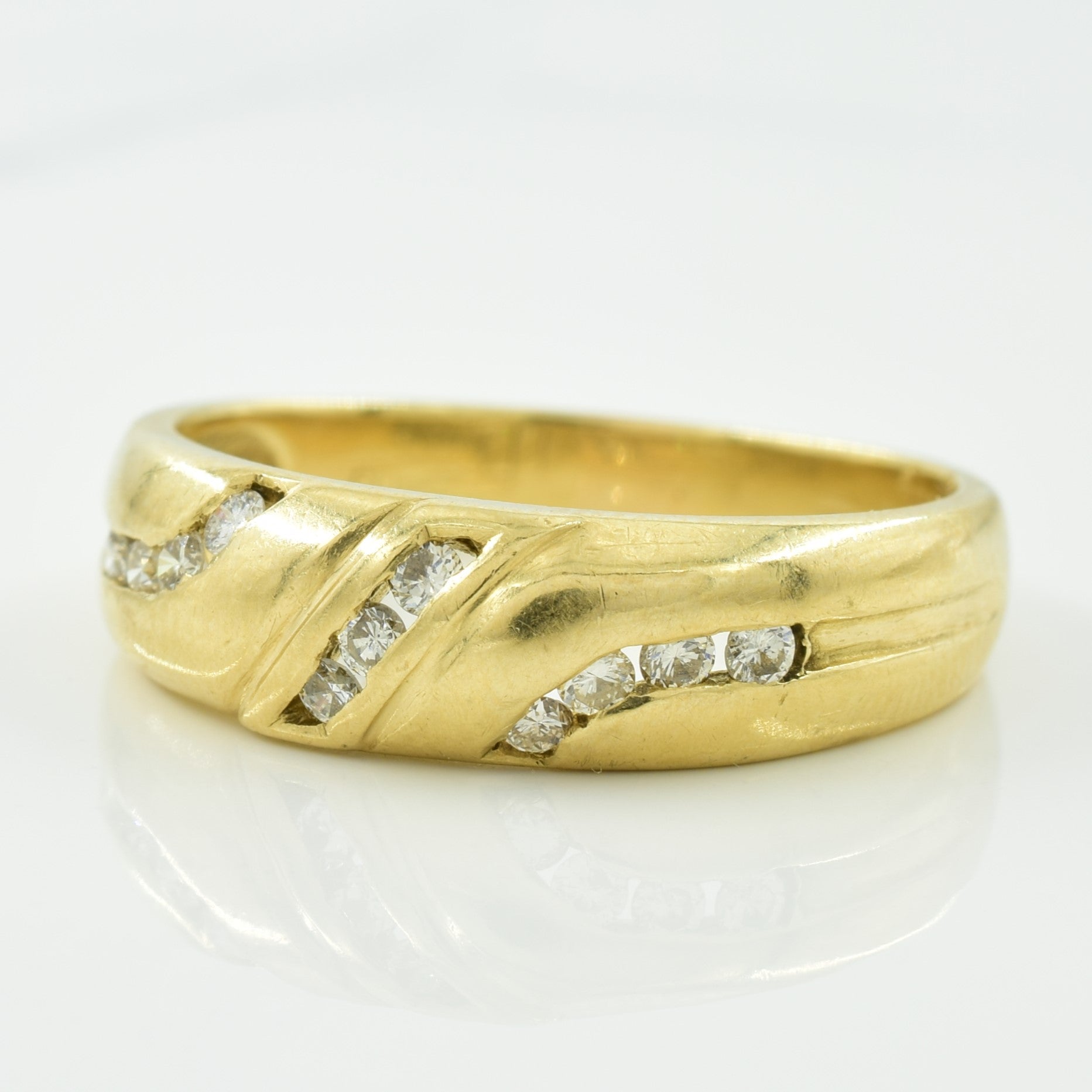 Channel Set Diamond Ring | 0.22ctw | SZ 9.75 |