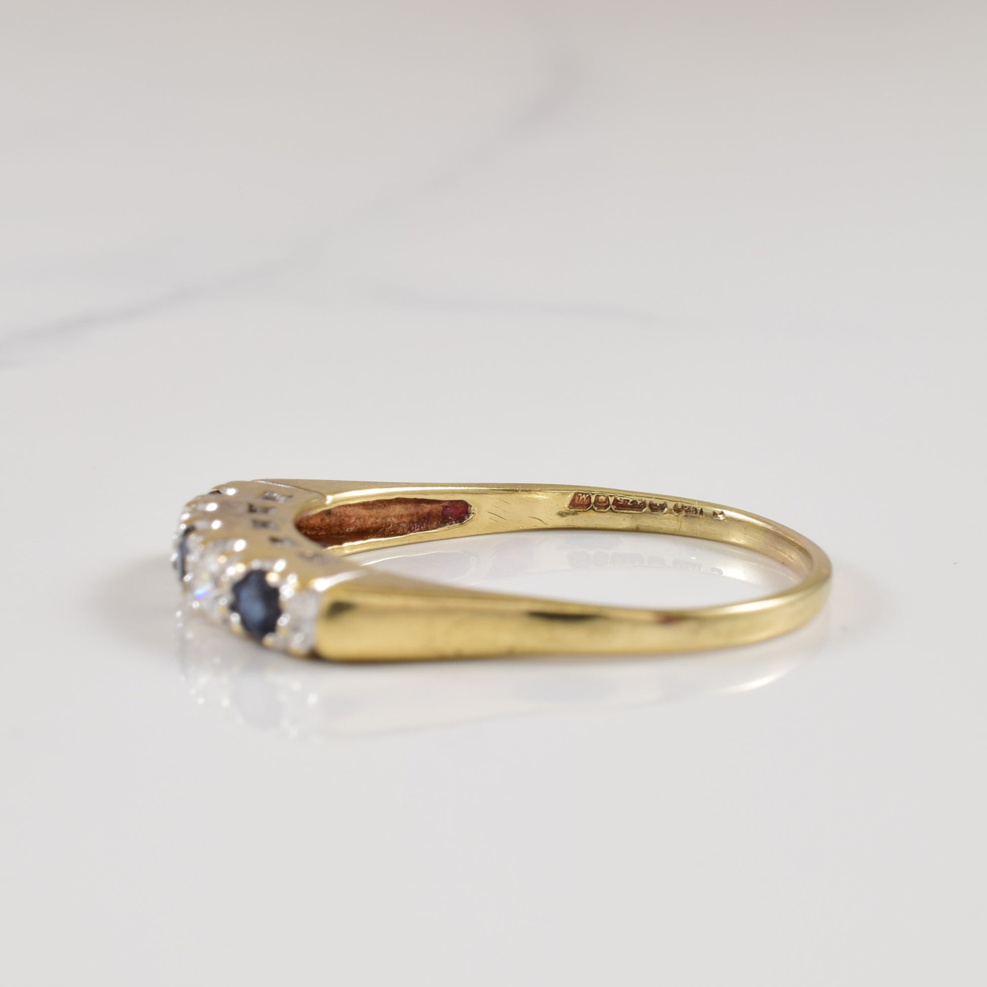 1986 Sapphire & Diamond Ring | 0.25ctw, 0.14ctw | SZ 8 |