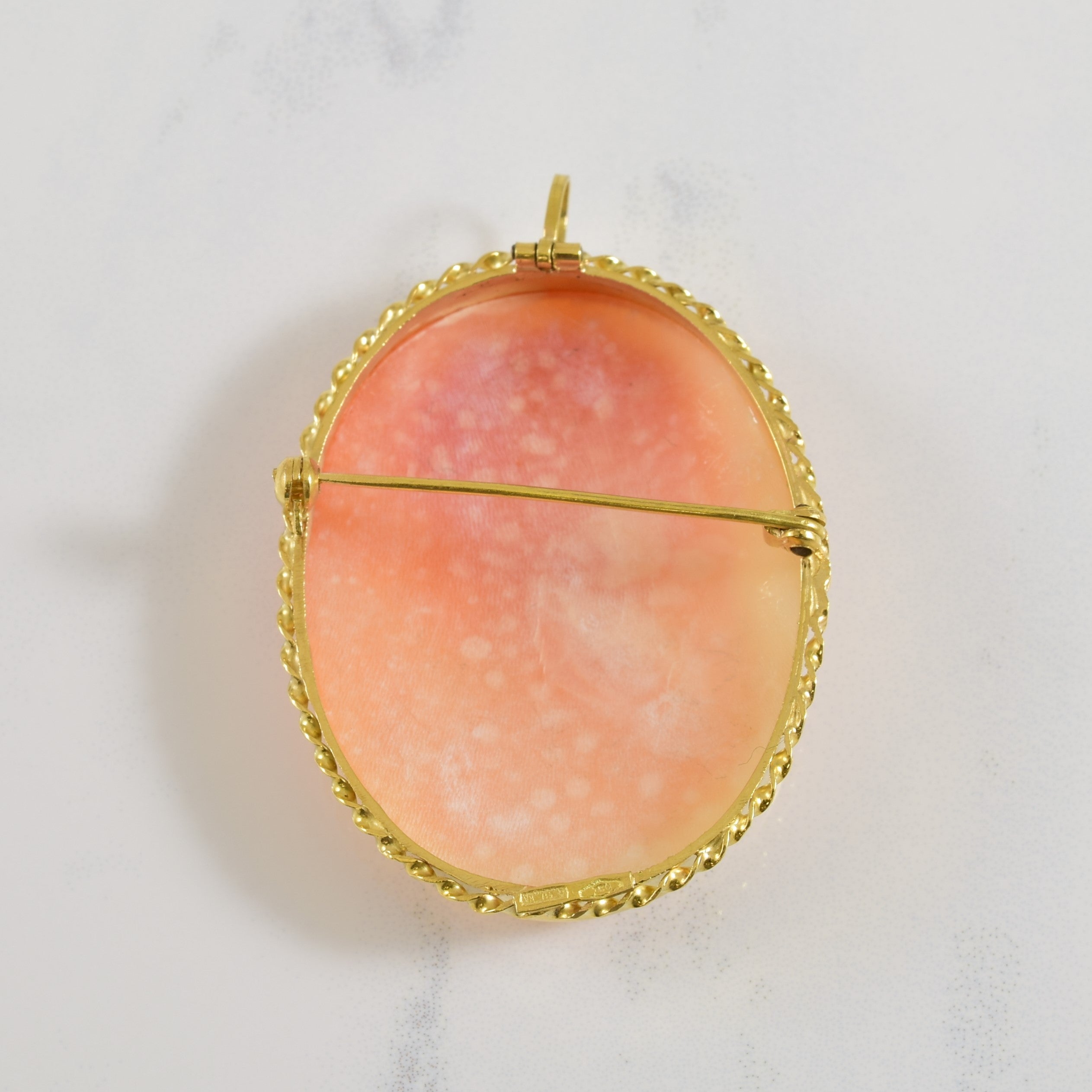 Cameo Shell Brooch/Pendant | 20.00ct |