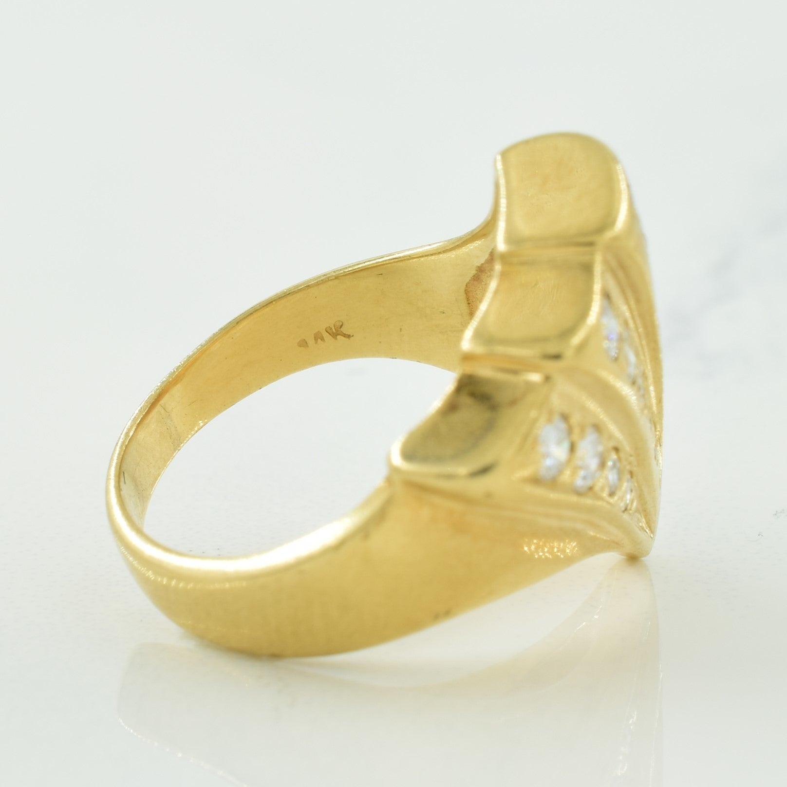 Three Row Diamond Ring | 0.30ctw | SZ 3 |