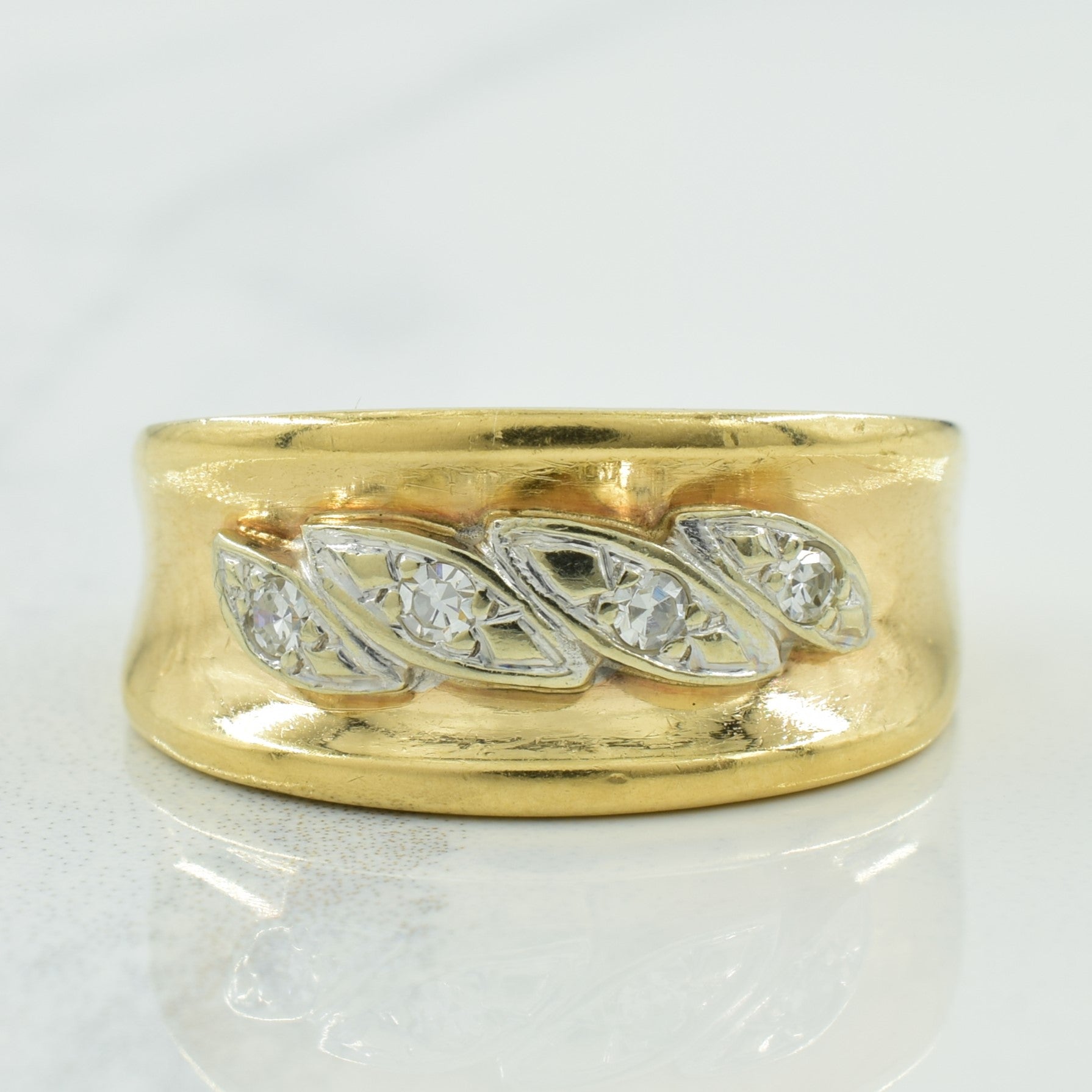 Four Stone Diamond Ring | 0.08ctw | SZ 7.25 |