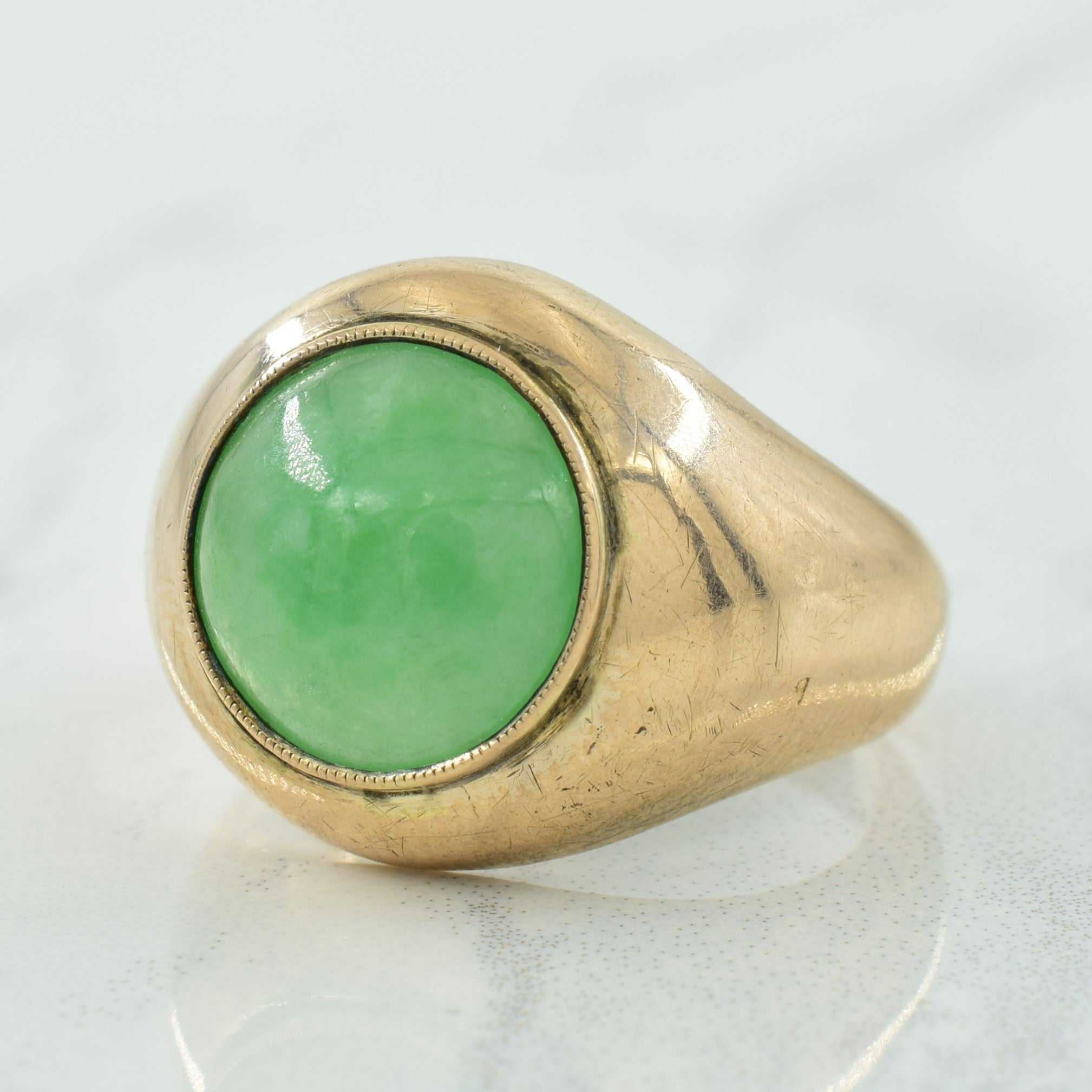 Jadeite Cocktail Ring | 5.00ct | SZ 6.75 |
