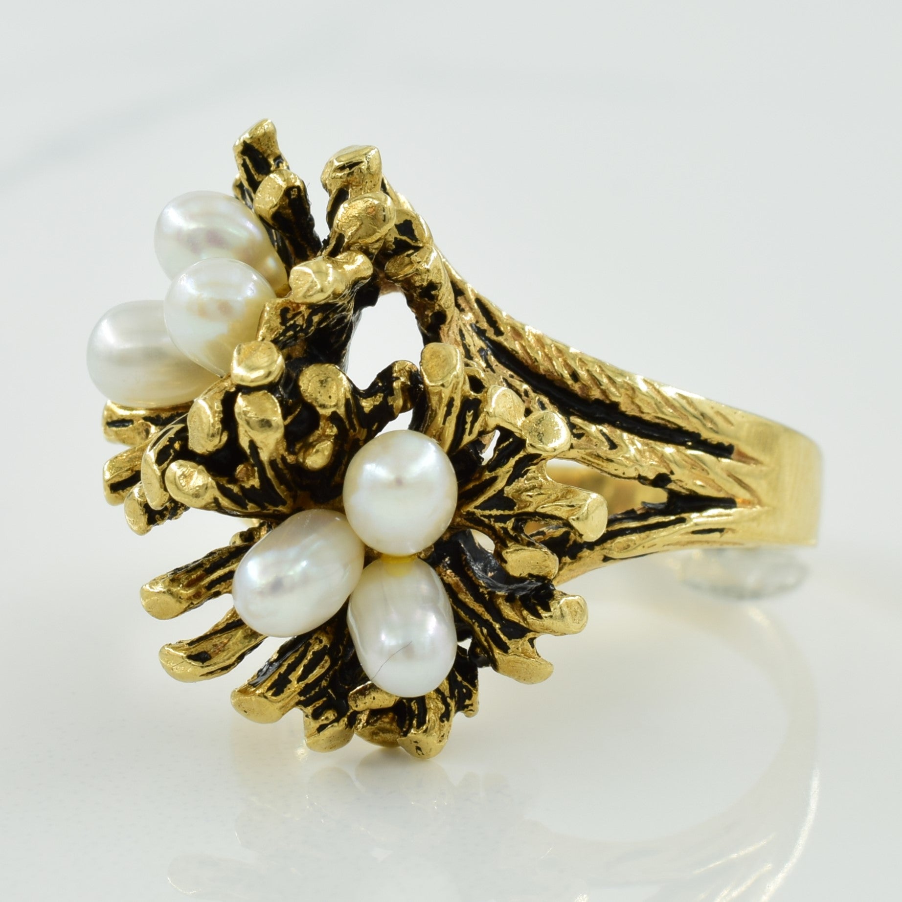 Baroque Cultured Pearl Ring | 3.00ctw | SZ 9.25 |