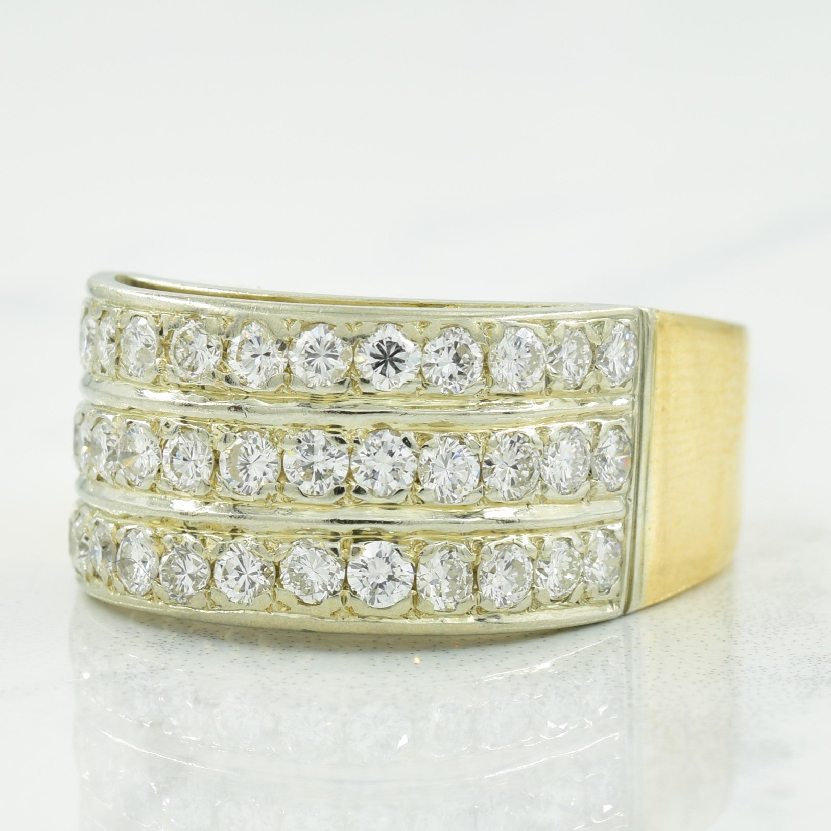 Pave Set Diamond Ring | 1.17ctw | SZ 9.25 |