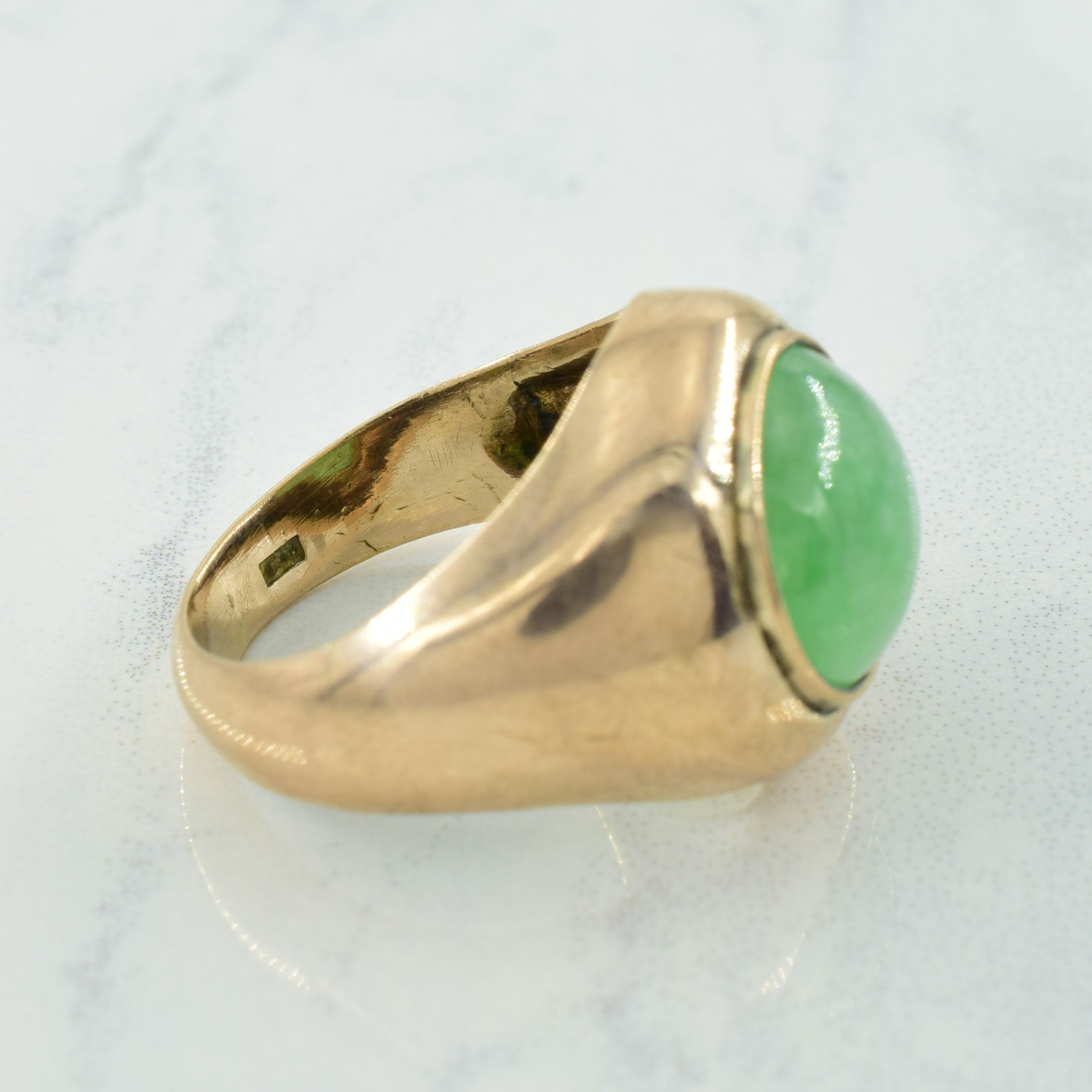 Jadeite Cocktail Ring | 5.00ct | SZ 6.75 |