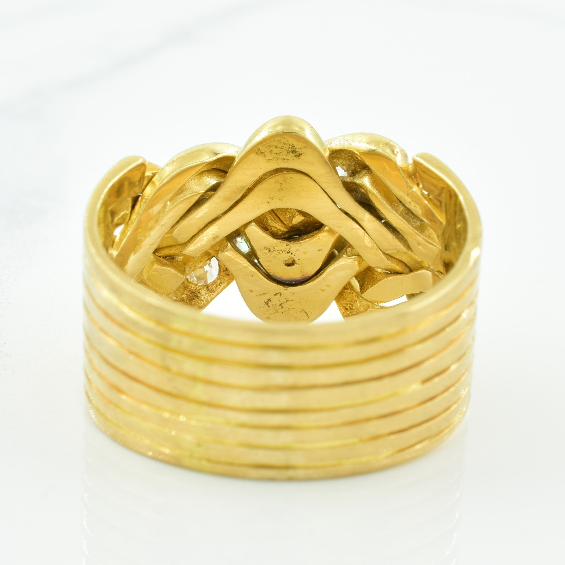 Diamond Puzzle Ring | 0.50ctw | SZ 10.75 |