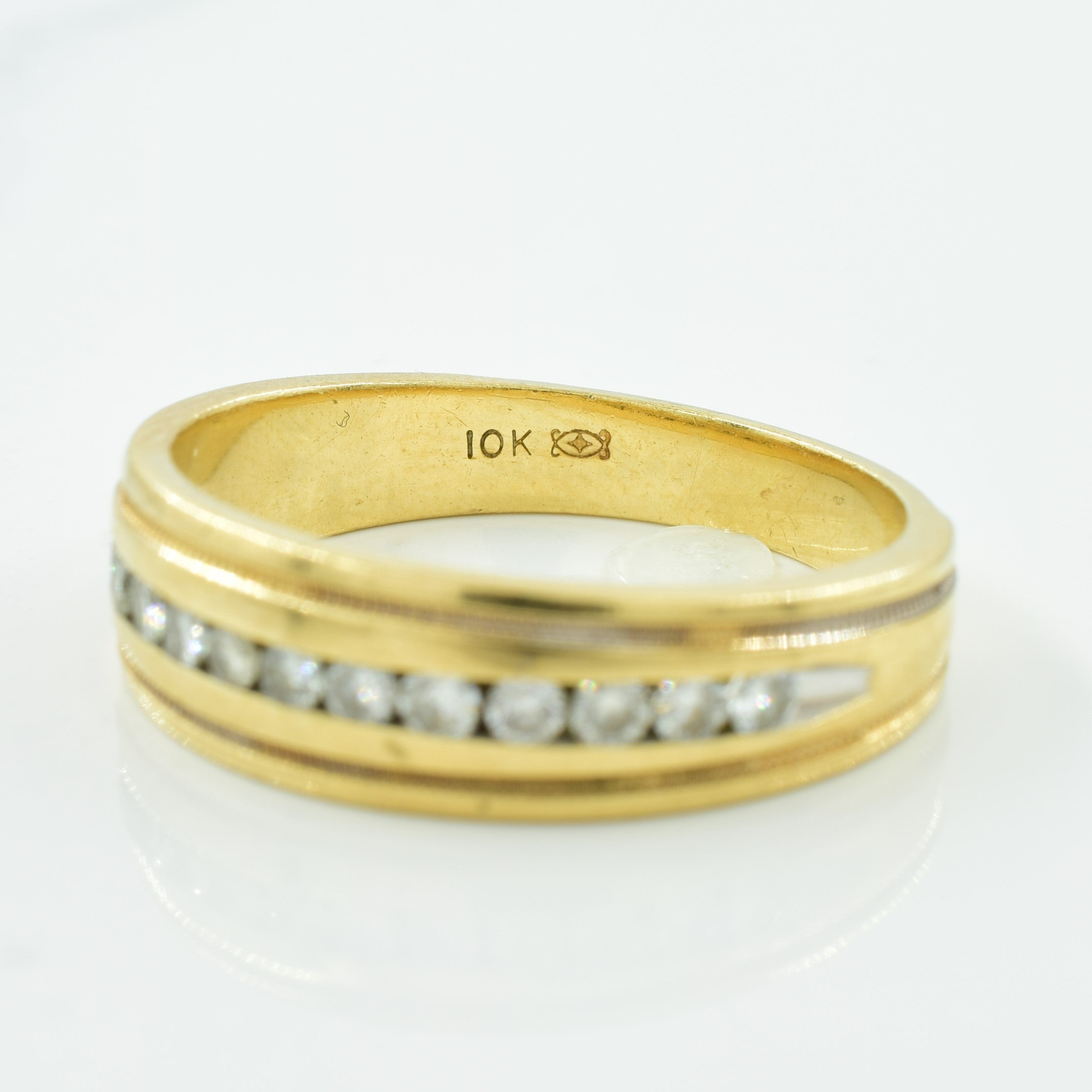 Channel Set Diamond Ring | 0.42ctw | SZ 11 |