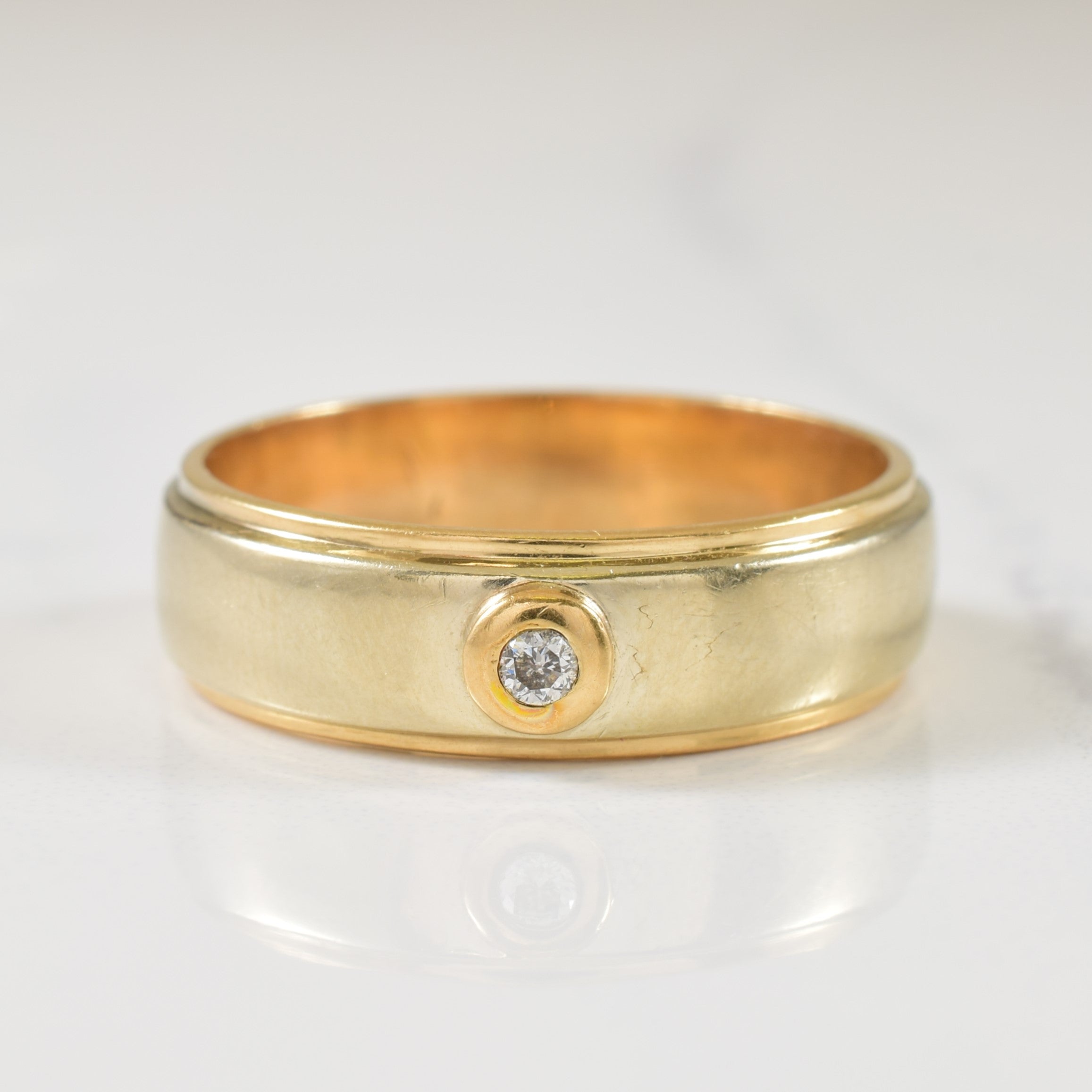 Two Tone Diamond Ring | 0.04ct | SZ 11.5 |