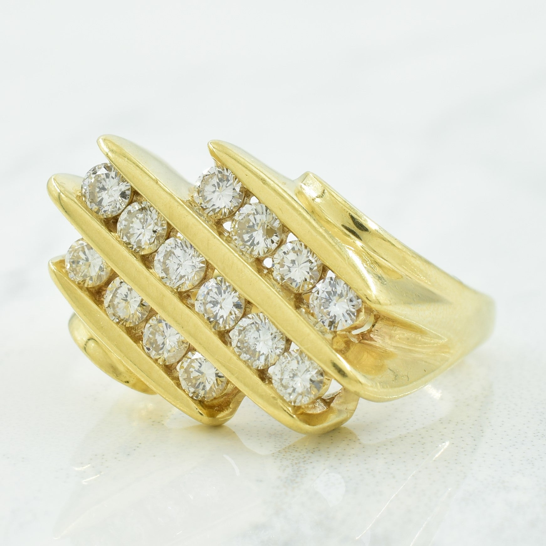Channel Set Diamond Ring | 0.77ctw | SZ 6.75 |