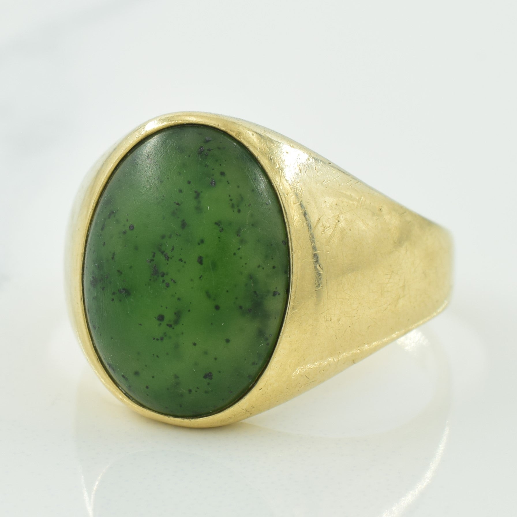 Anneau néphrite | 6,00ct | Taille 10 |