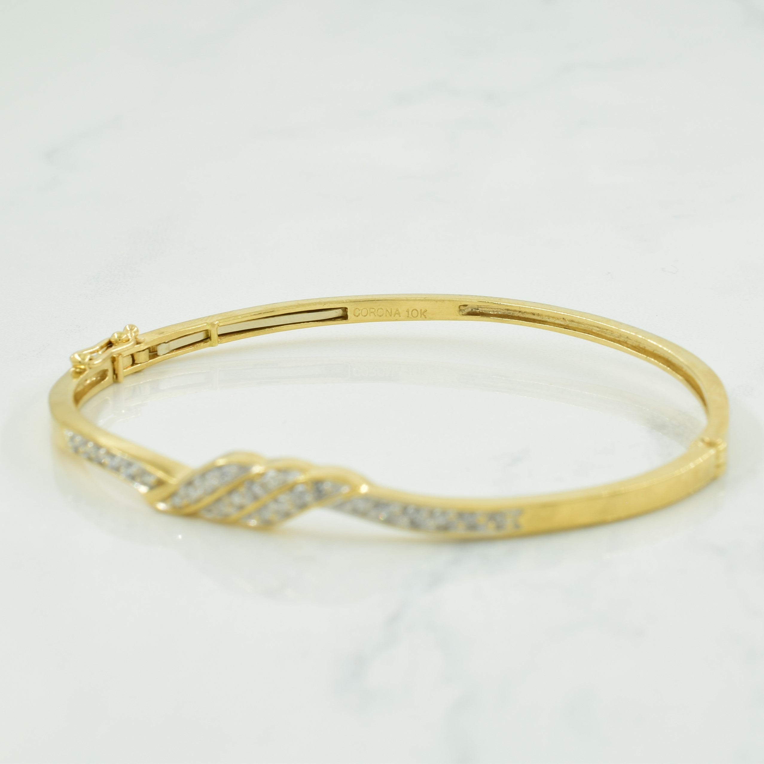 Pave Set Diamond Bracelet | 0.20ctw | 7" |