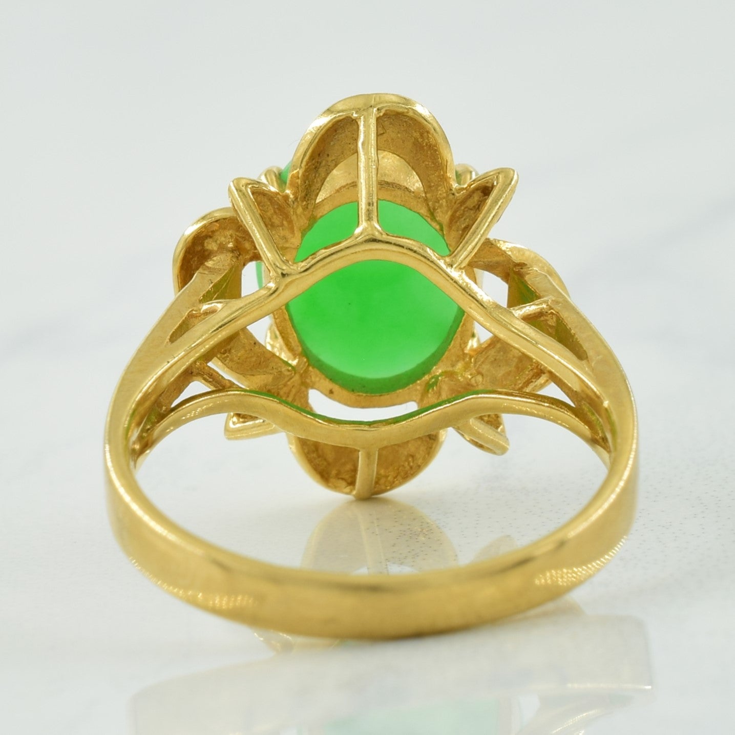 Jadeite Cocktail Ring | 1.75ct | SZ 5.25 |