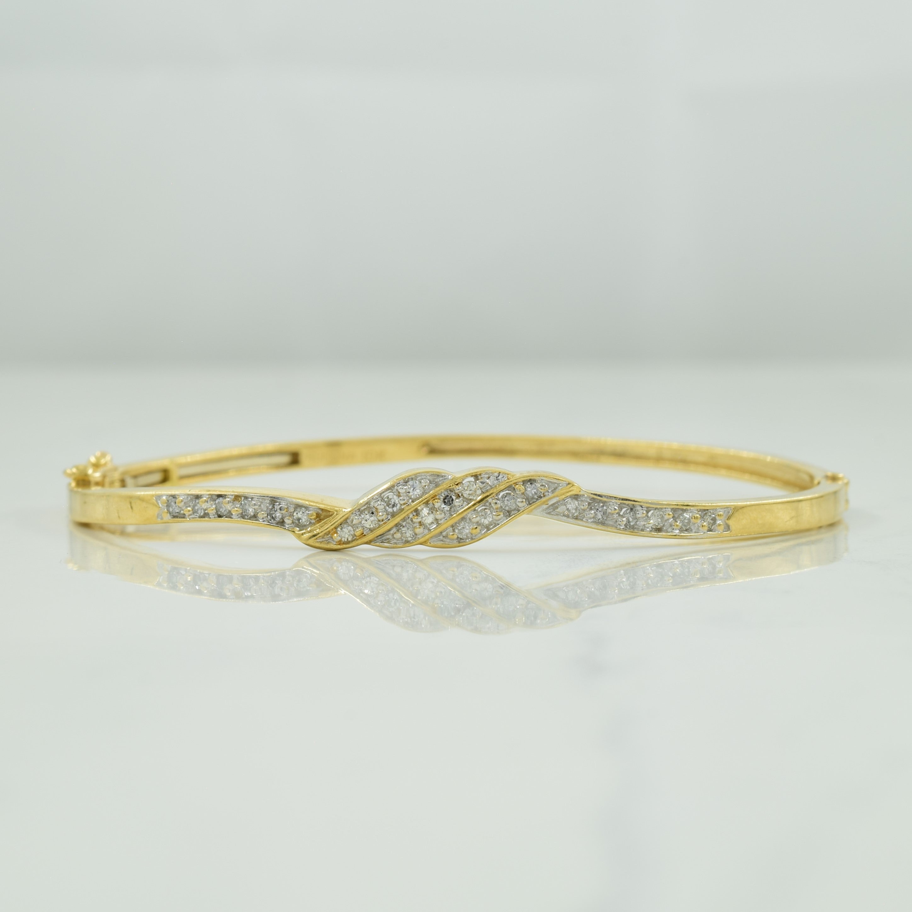 Pave Set Diamond Bracelet | 0.20ctw | 7" |