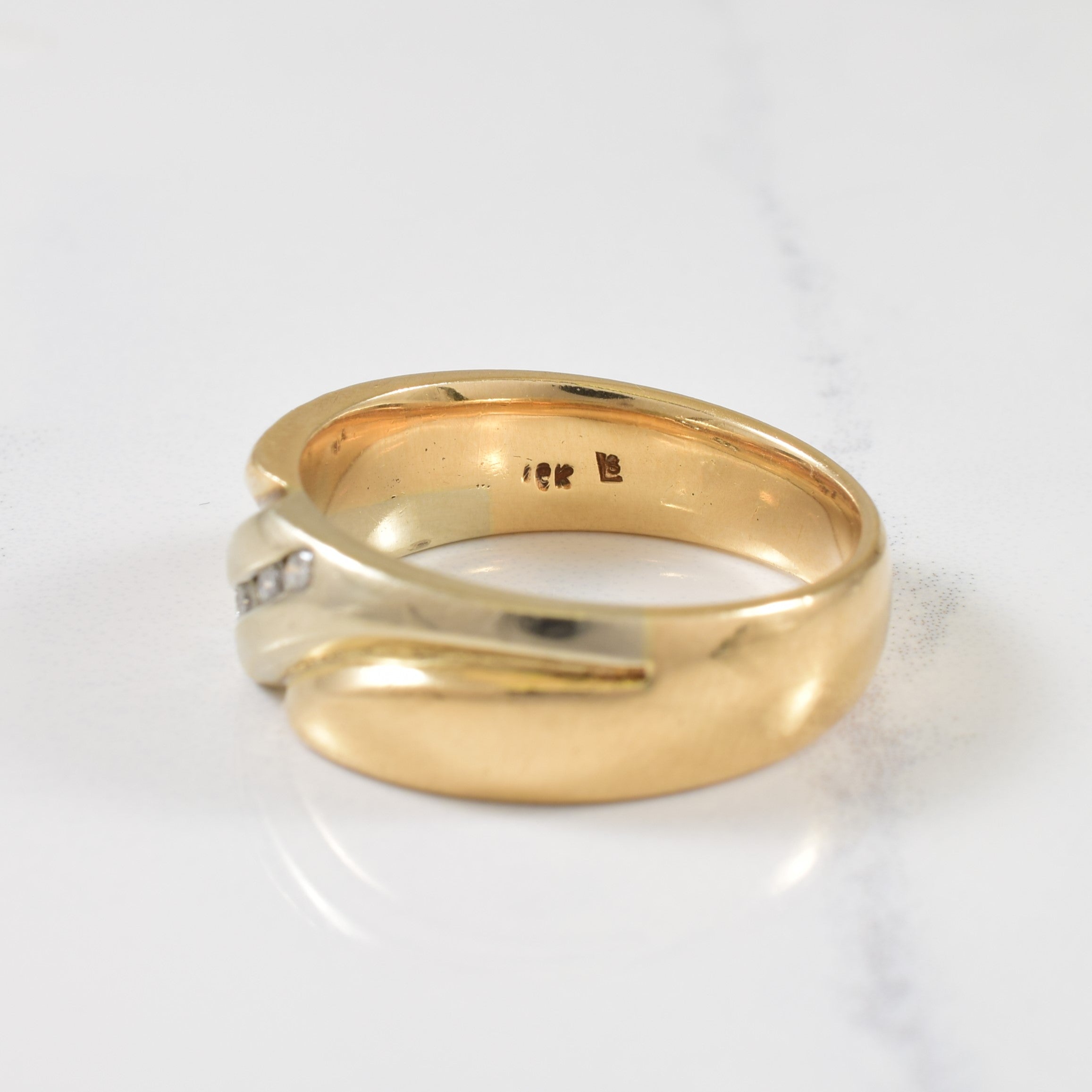 Channel Set Diamond Ring | 0.15ctw | SZ 10 |