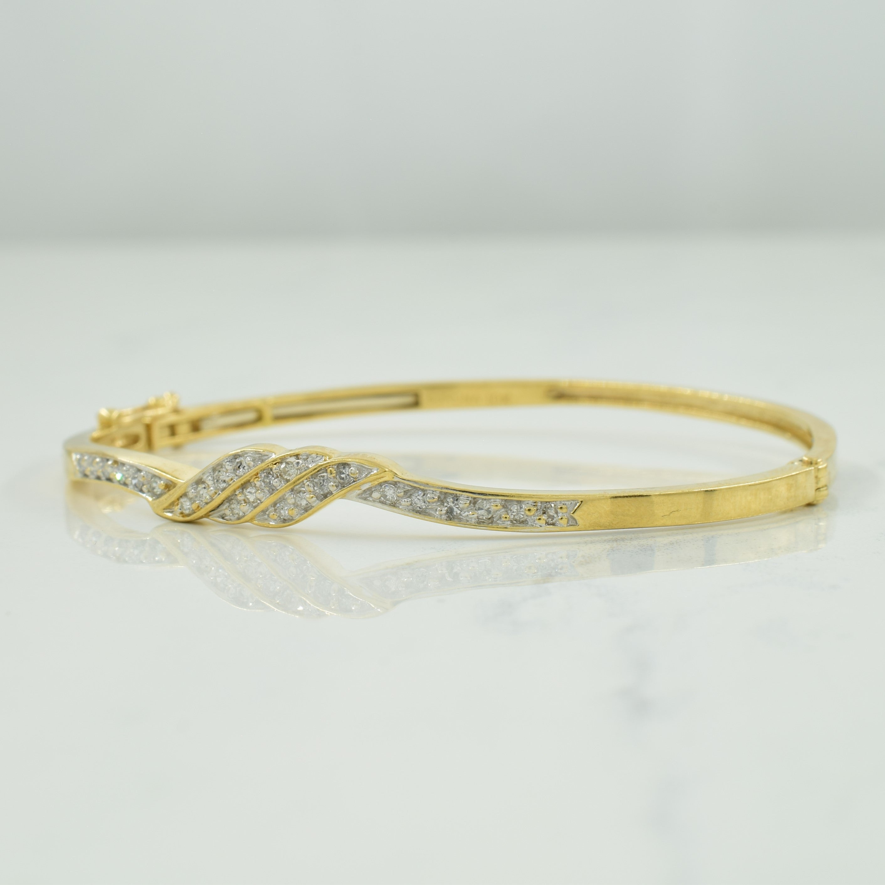 Pave Set Diamond Bracelet | 0.20ctw | 7" |