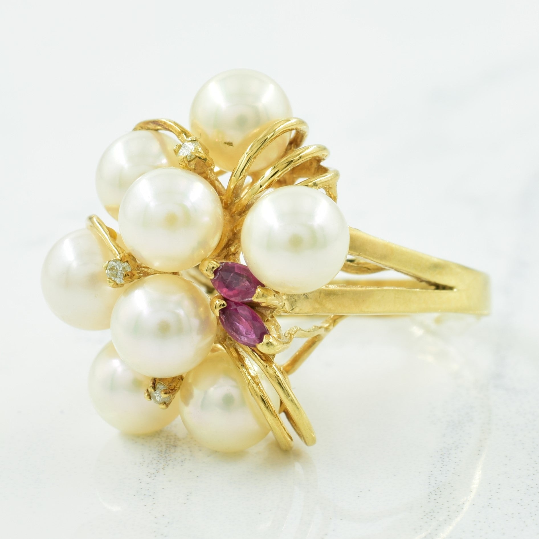 Multi Gemstone & Diamond Ring | 14.50ctw, 0.03ctw | SZ 7.25 |