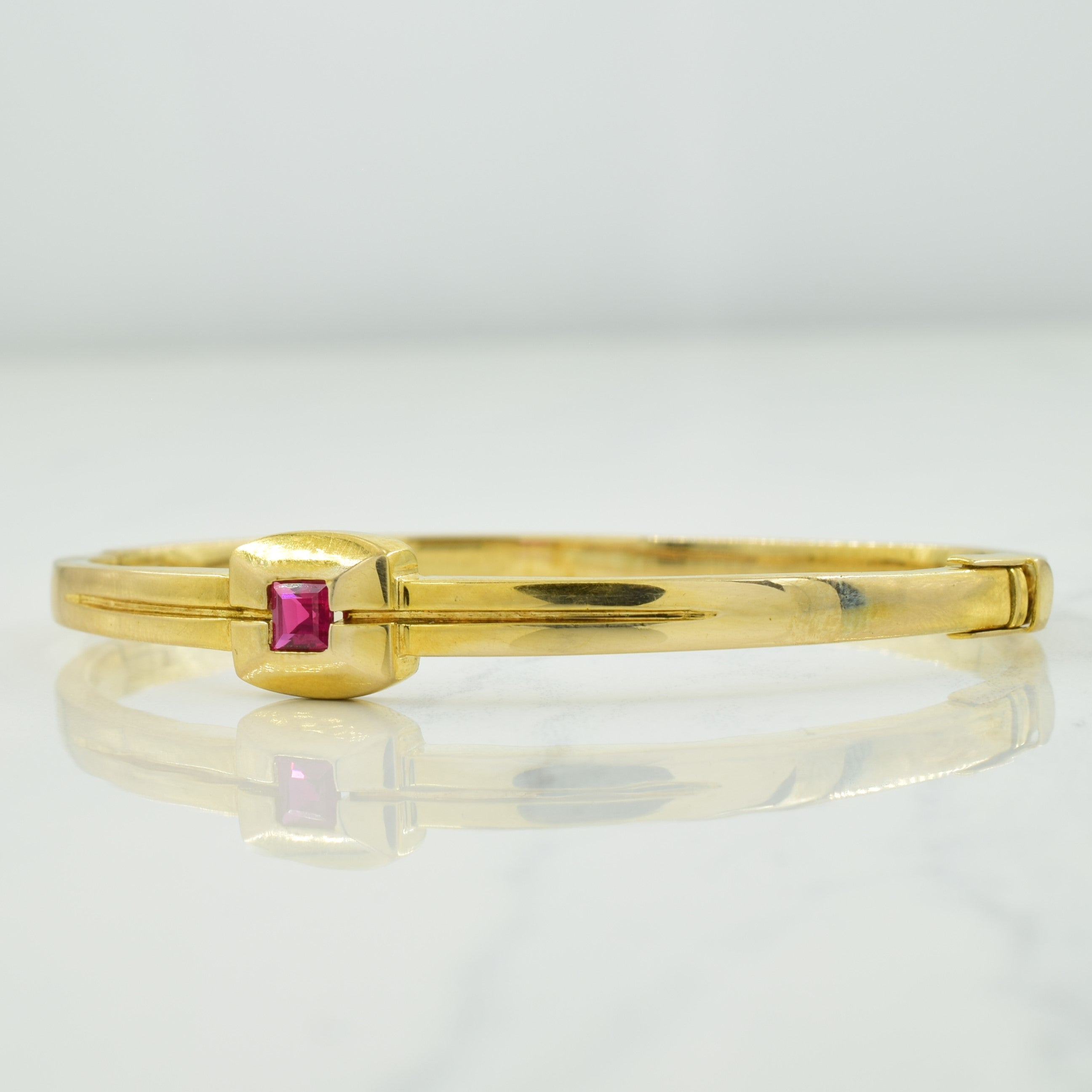 Synthetic Ruby Bracelet | 0.30ct | 6.75" |