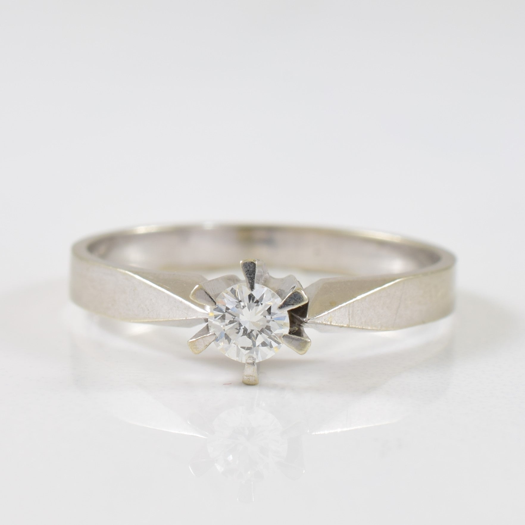 Diamond Solitaire Ring | 0.15ct | SZ 7 |