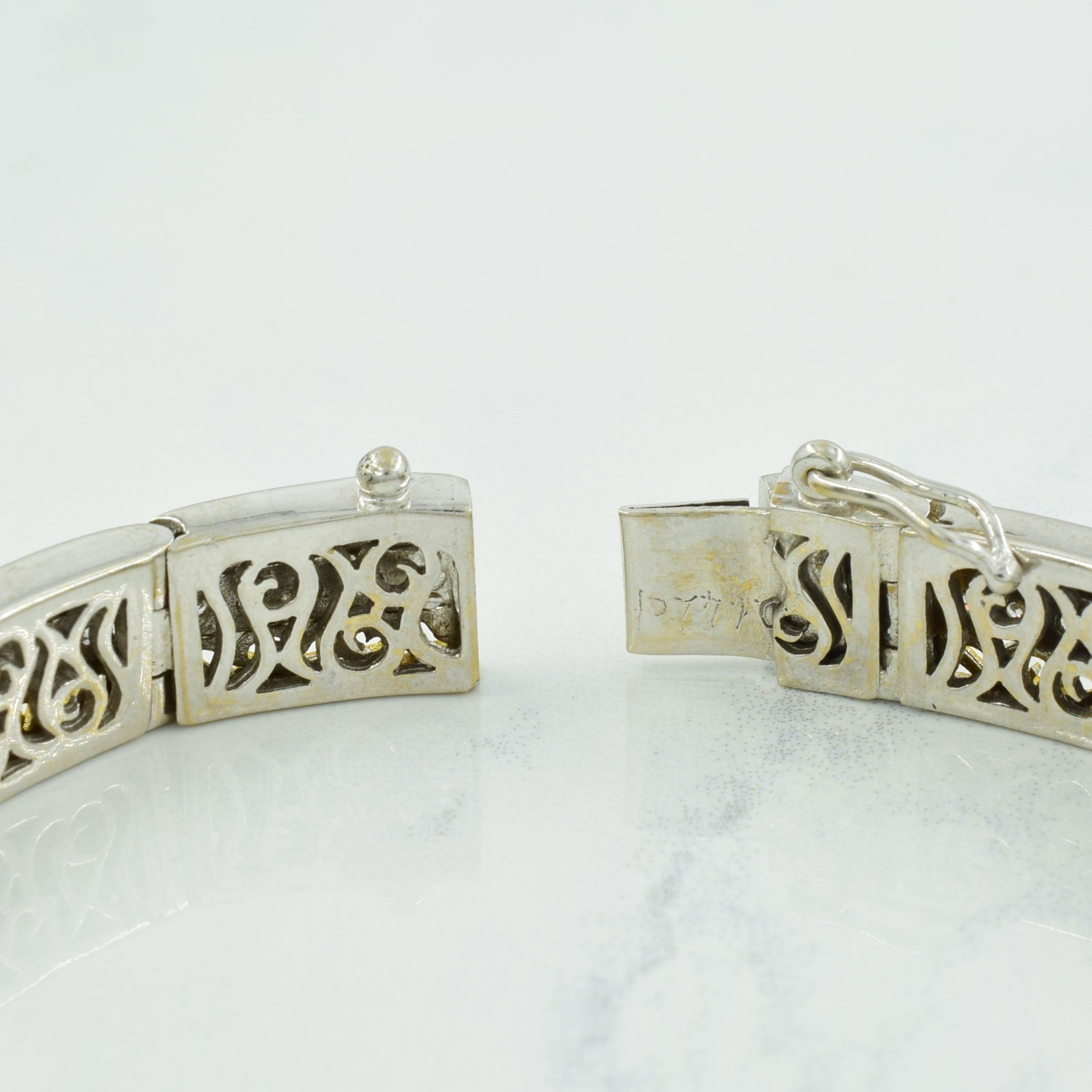 Two Tone Gold Diamond Bracelet | 1.42ctw | 7" |