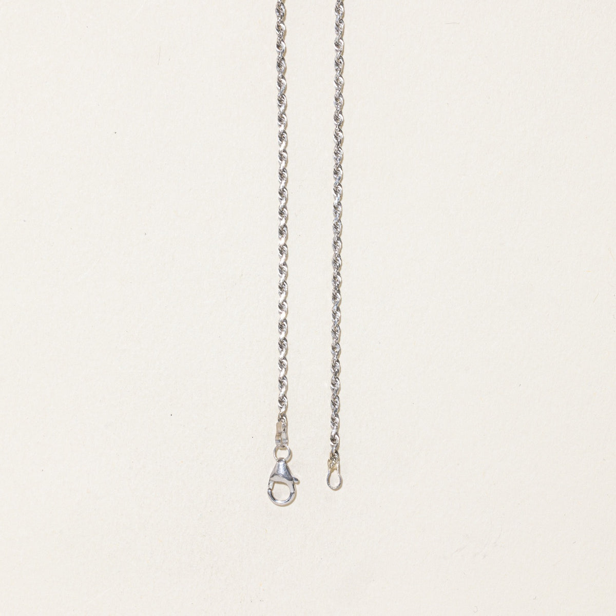 10k Solitaire Old European Cut Diamond Pendant Necklace | 15"