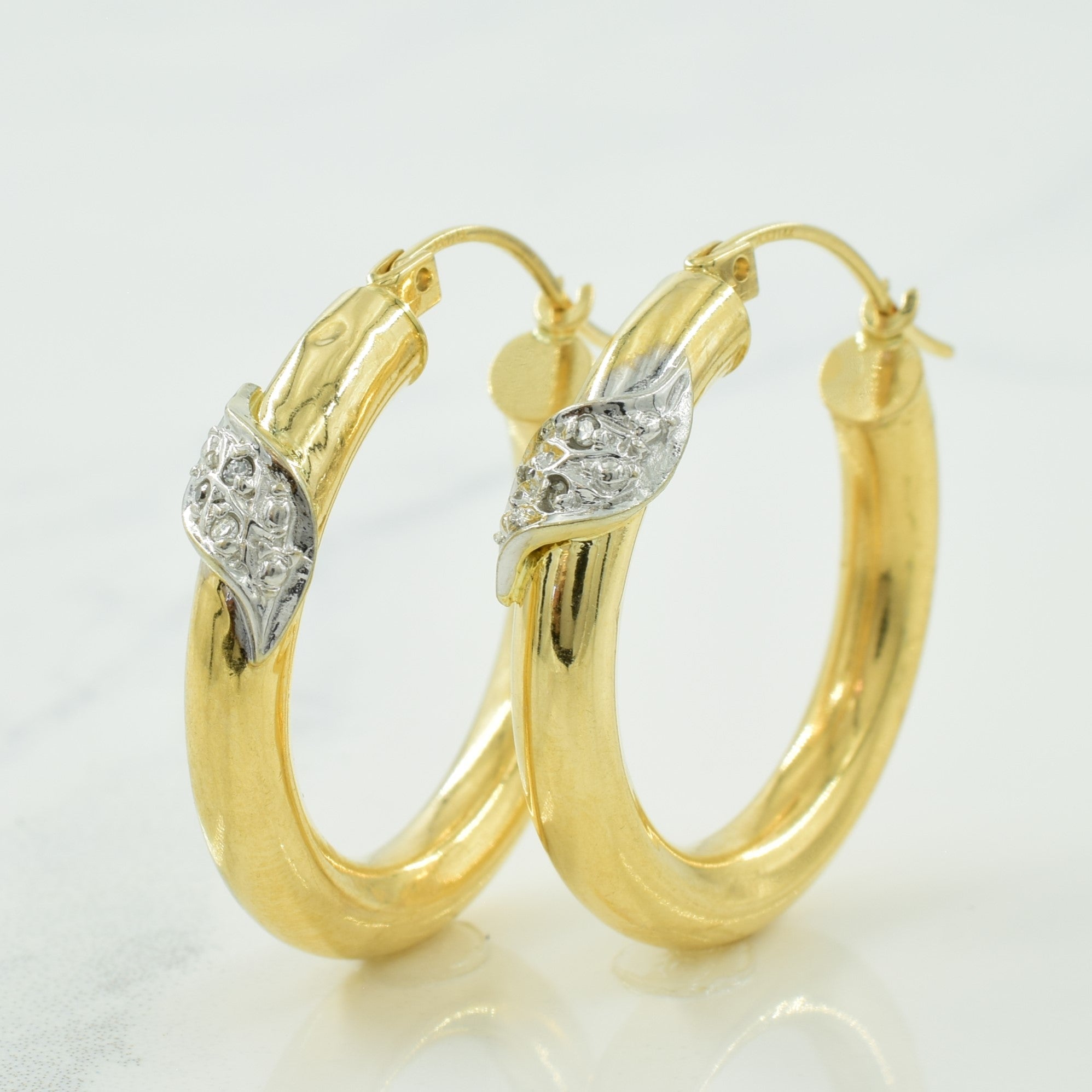 Diamond Hoop Earrings | 0.03ctw |