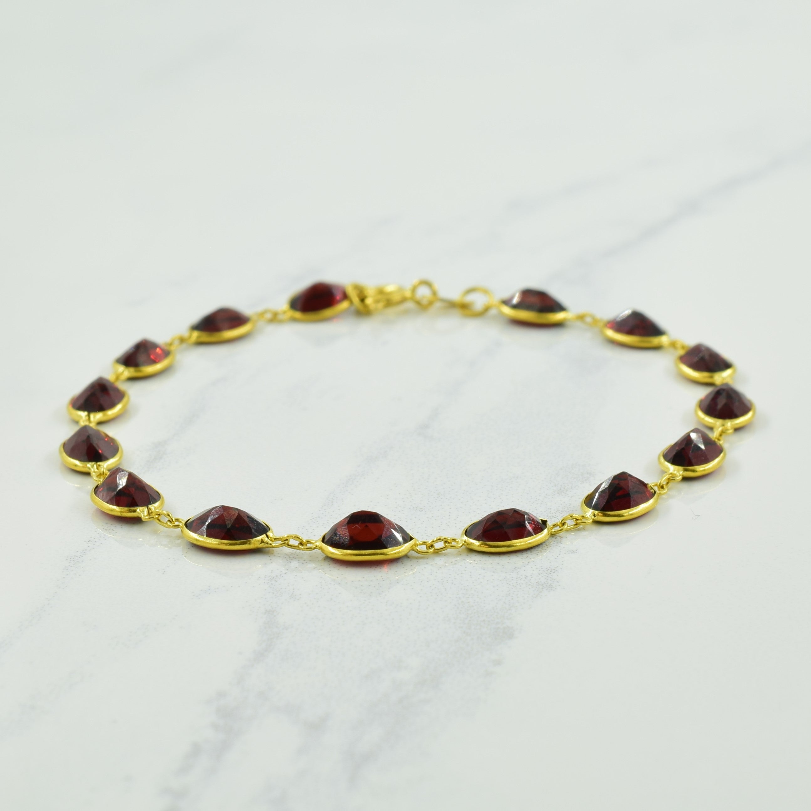 Garnet Bracelet | 11.25ctw | 7" |