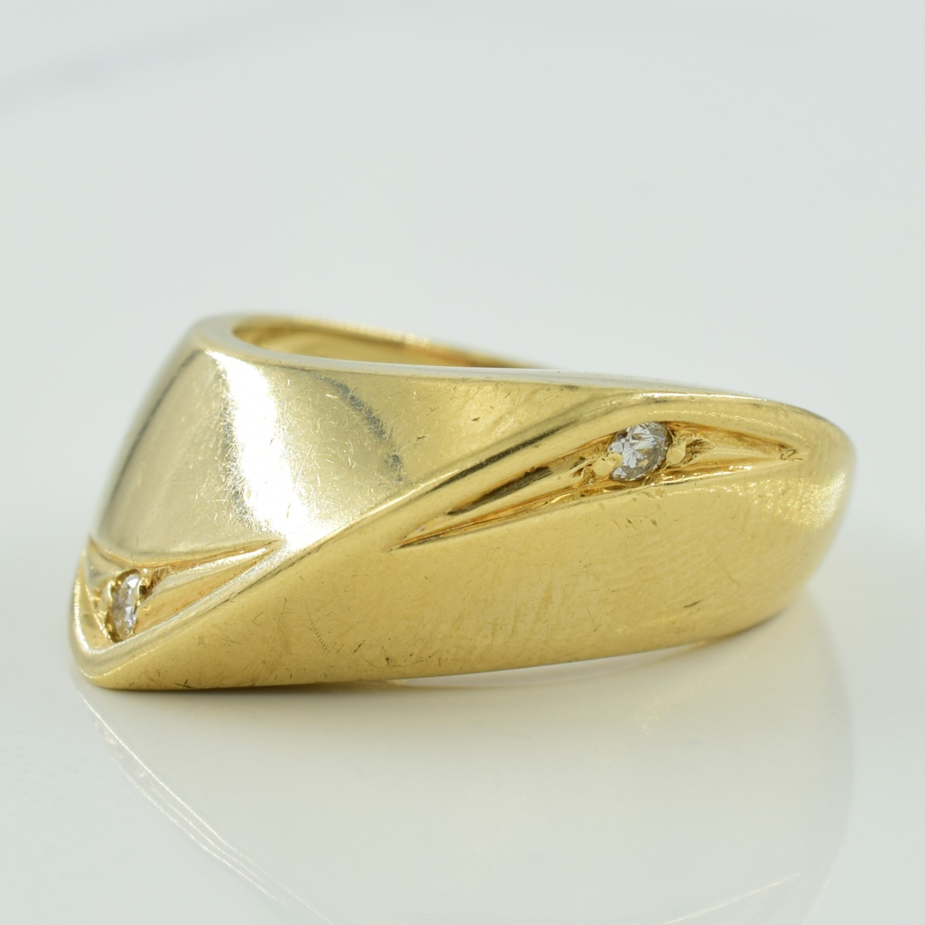 Abstract Diamond Ring | 0.04ctw | SZ 6.25 |