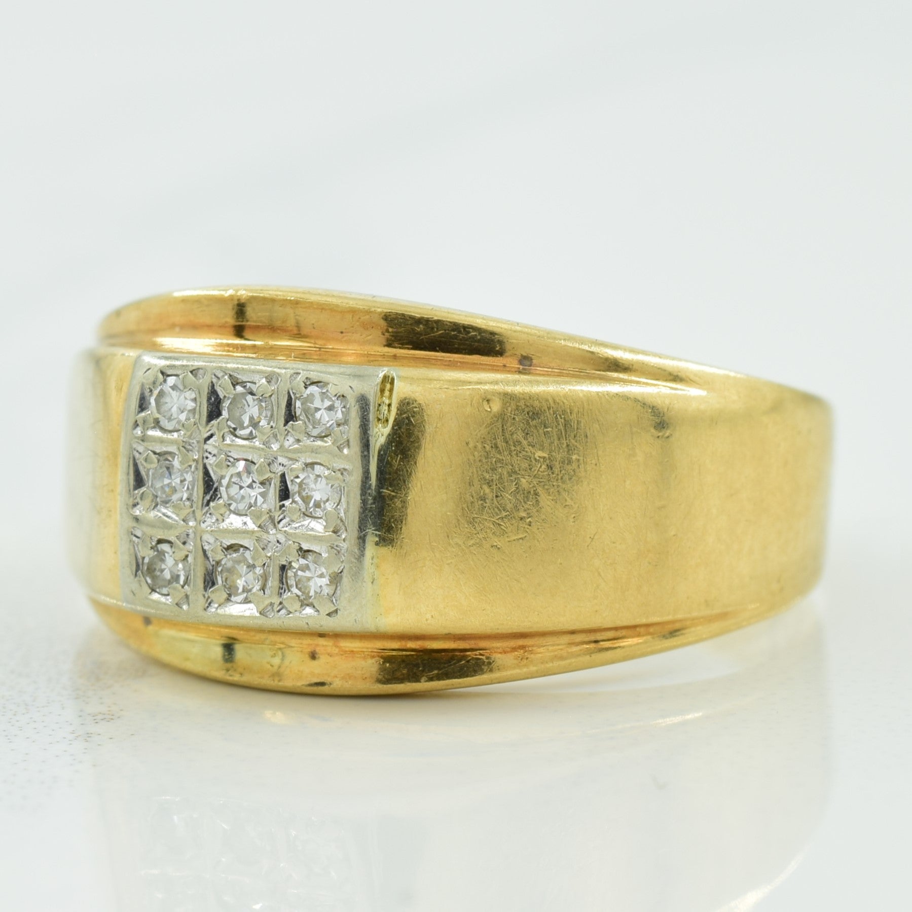 Diamond Grid Ring | 0.08ctw | SZ 8.25 |