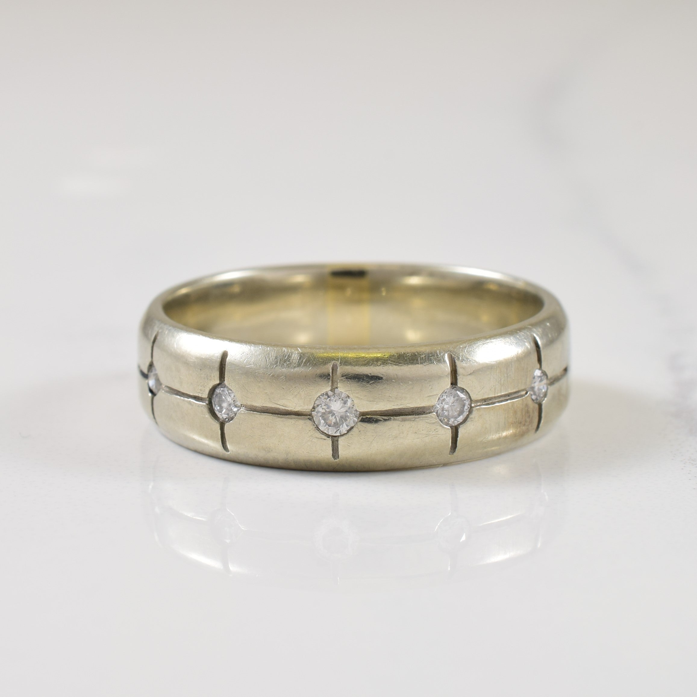 Five Stone Diamond Ring | 0.15ctw | SZ 10.5 |