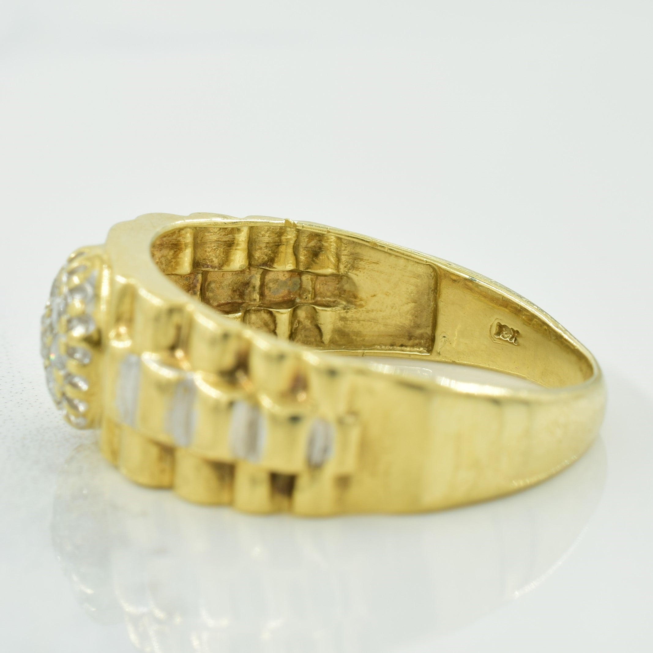 Cluster Diamond Ring | 0.22ctw | SZ 10.5 |