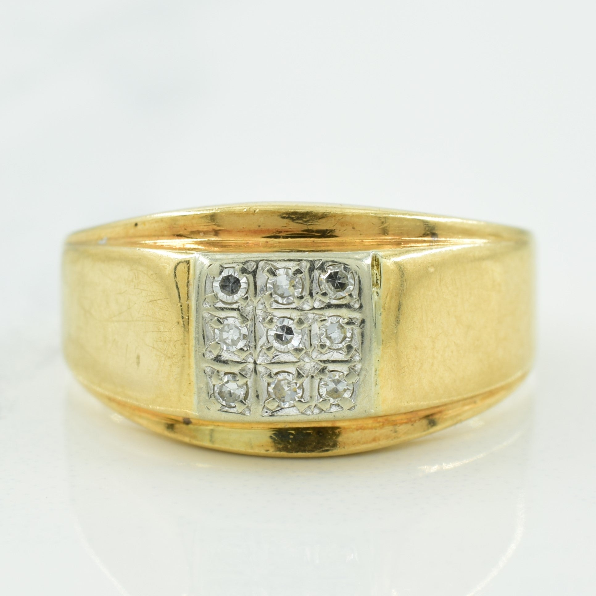 Diamond Grid Ring | 0.08ctw | SZ 8.25 |