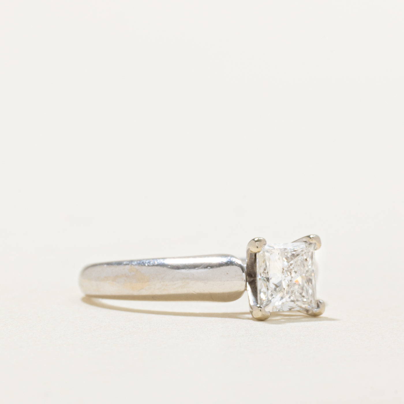 Solitaire Princess Diamond Engagement Ring | 1.05 ct, SZ 6.25 |