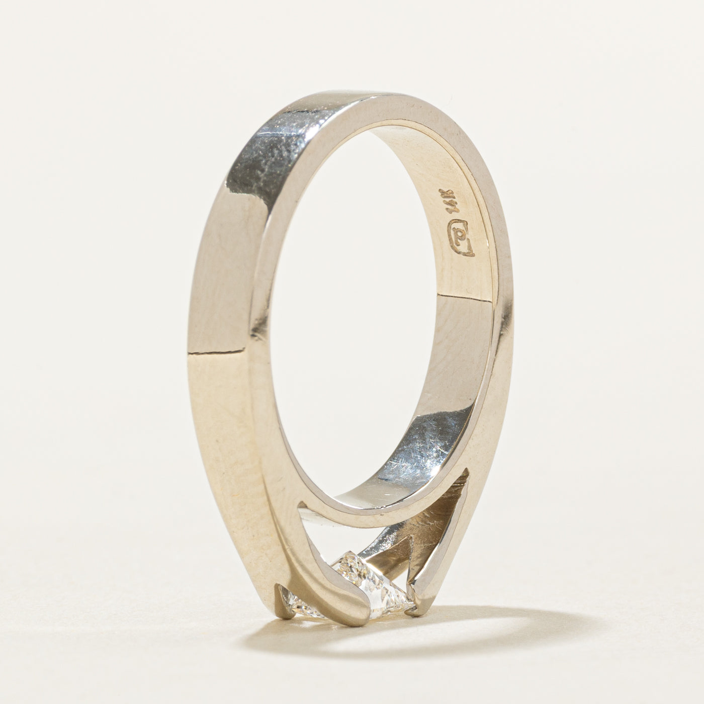 High Set Split Shank Solitaire GIA Canadian Diamond Ring | 0.50 ct, SZ 6.75 |