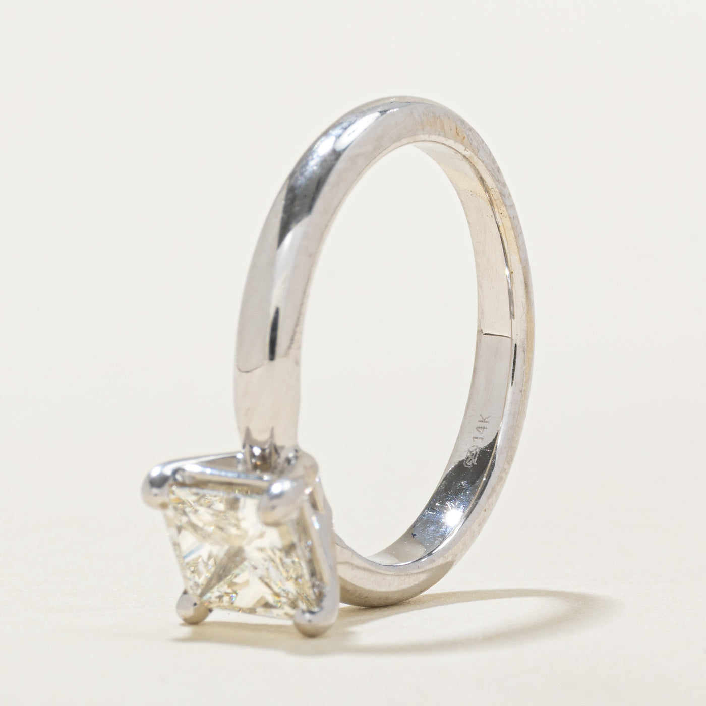 Princess Solitaire Diamond Engagement Ring | 1.10 ct, SZ 5.5 |