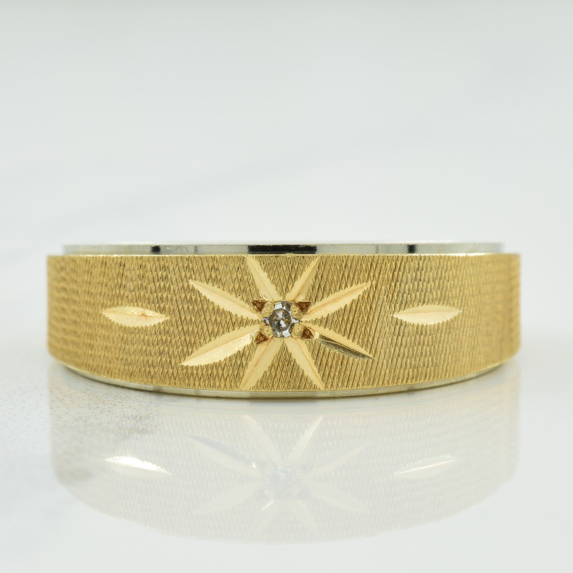 Diamond Starburst Ring | 0.02ct | SZ 11 |