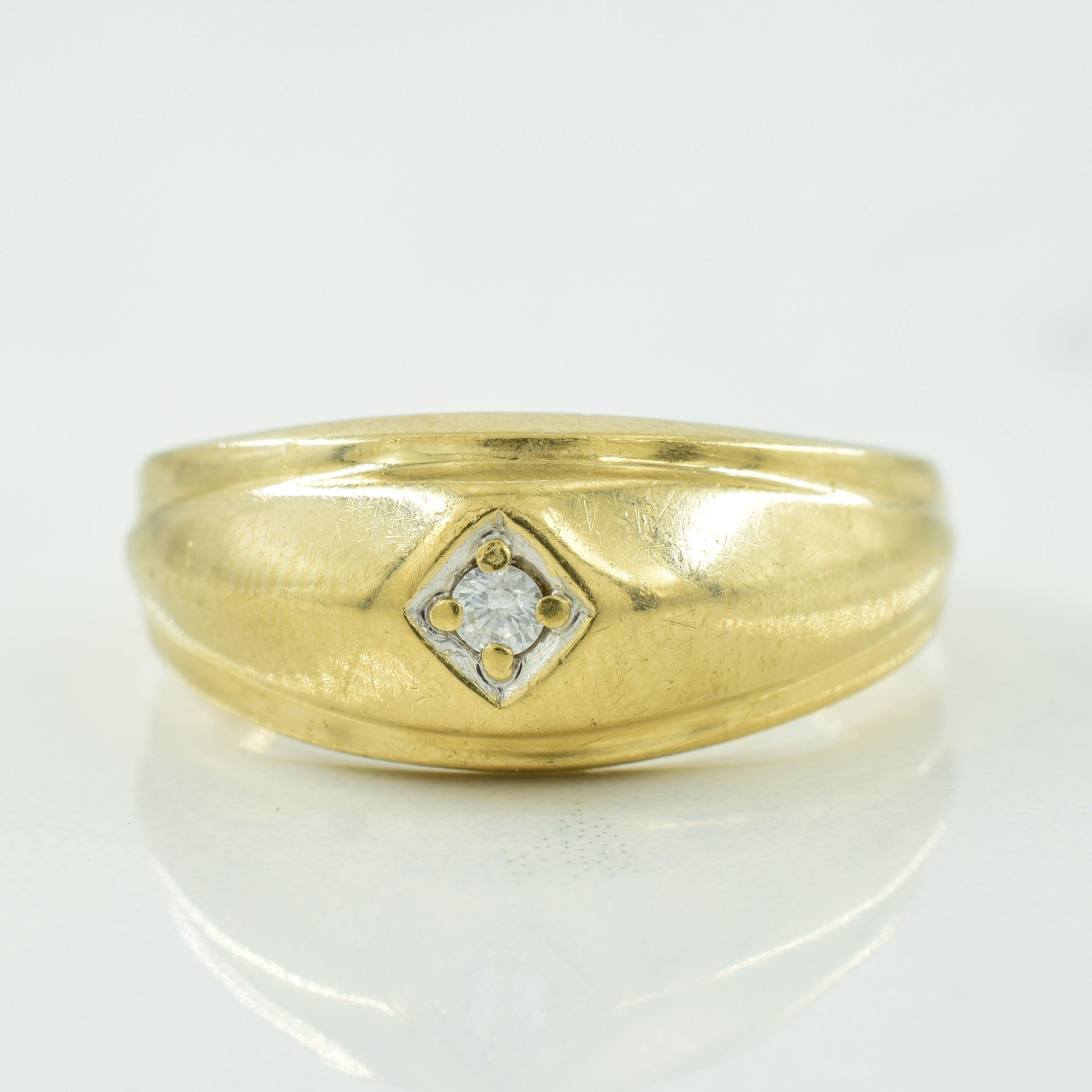Single Stone Diamond Ring | 0.05ct | SZ 10.5 |