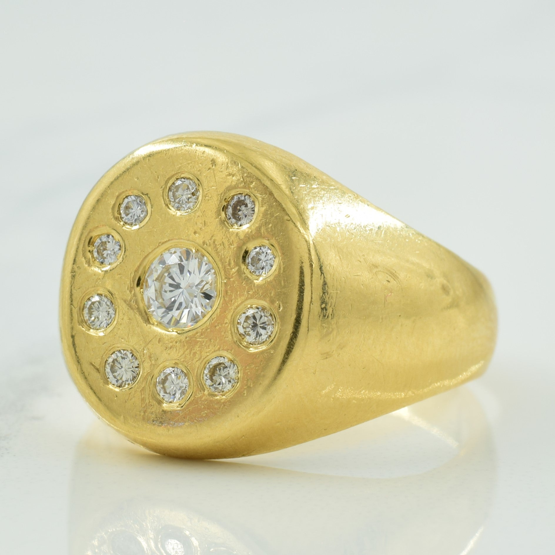 Flush Set Diamond Ring | 0.43ctw | SZ 10 |