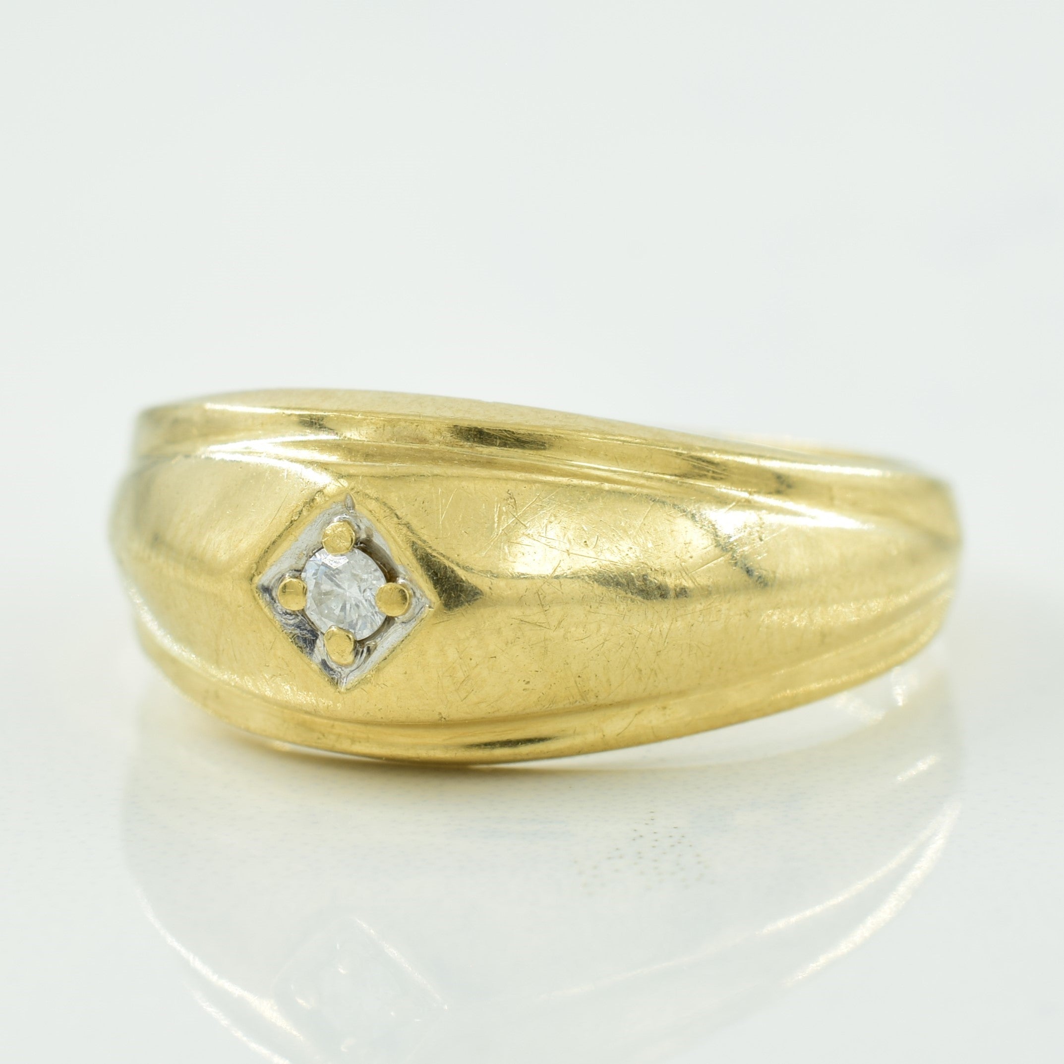 Single Stone Diamond Ring | 0.05ct | SZ 10.5 |