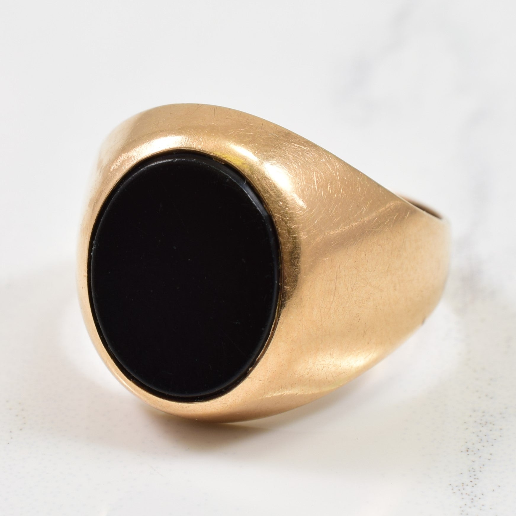 Black Onyx Ring | 3.00ct | SZ 5.5 |