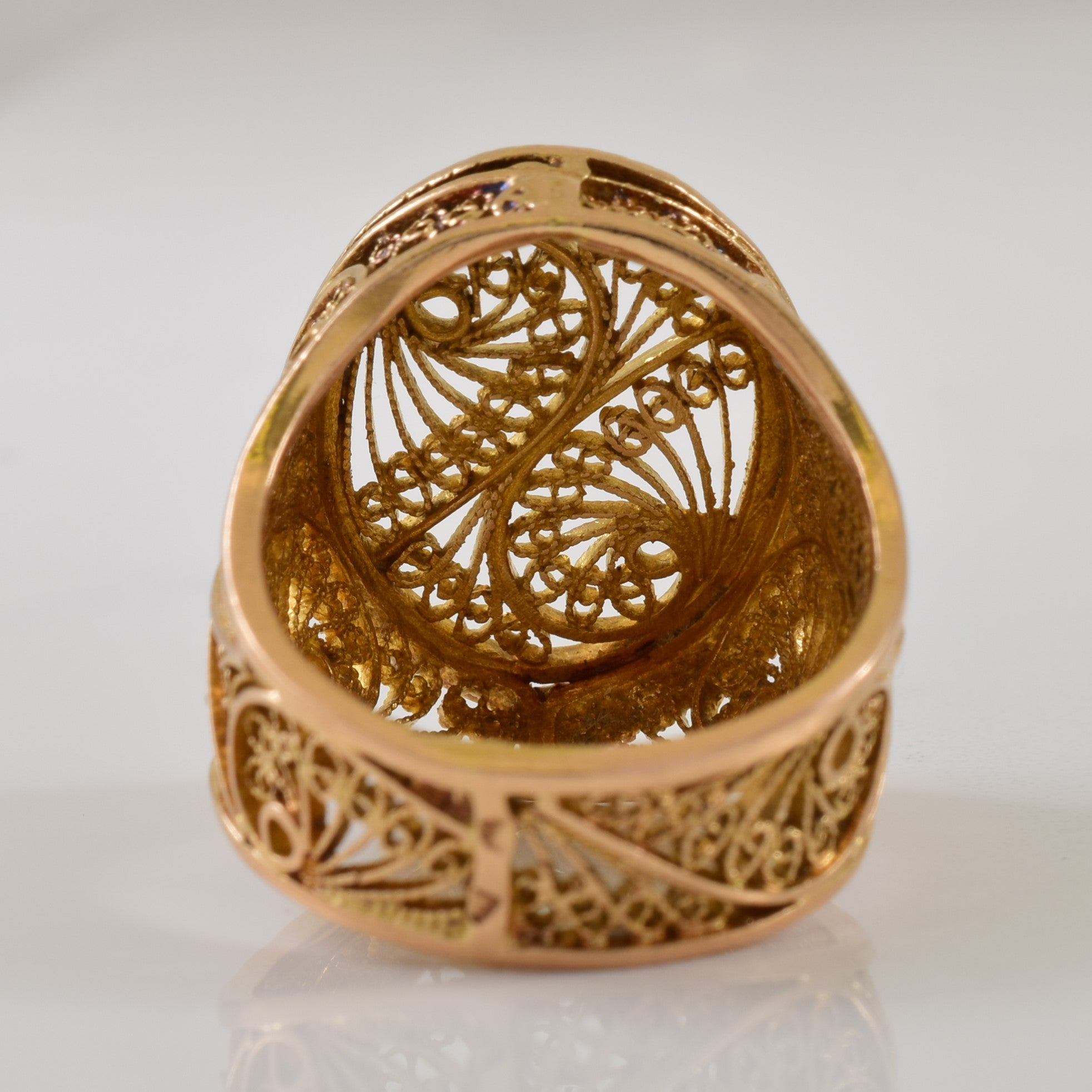 S' Initial Filigree Ring | SZ 8.5 |