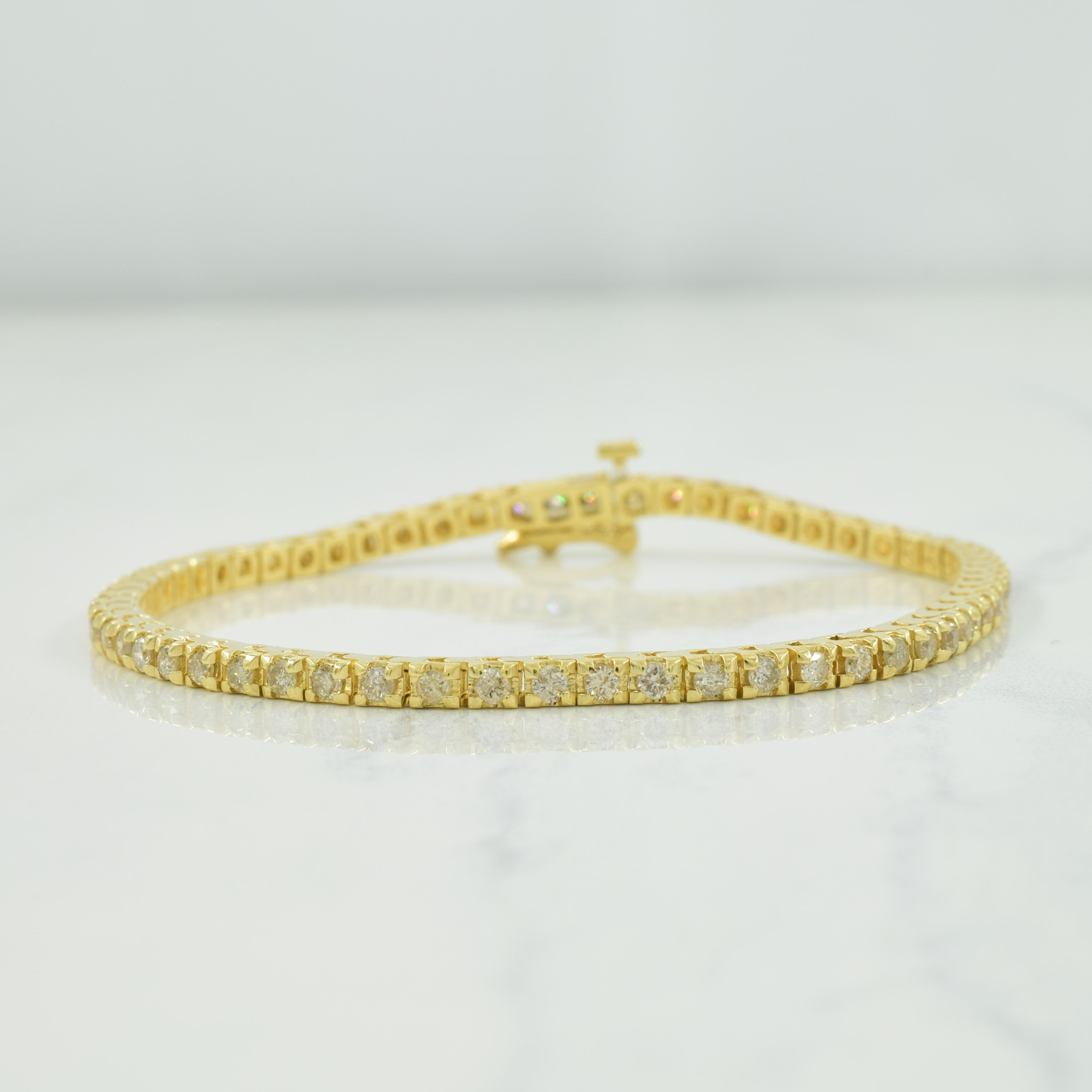 Diamond Tennis Bracelet | 2.10ctw | 7" |