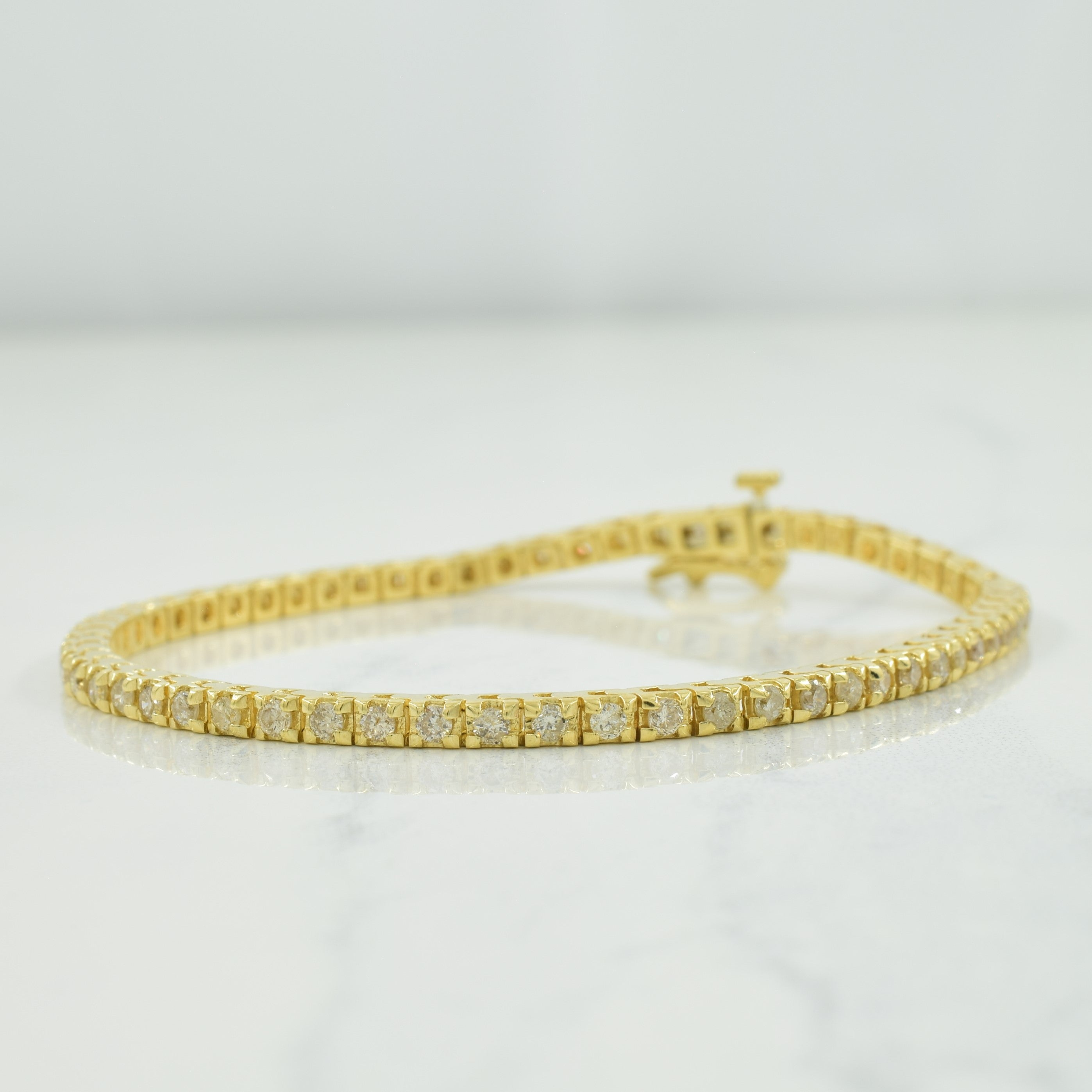 Diamond Tennis Bracelet | 2.10ctw | 7" |